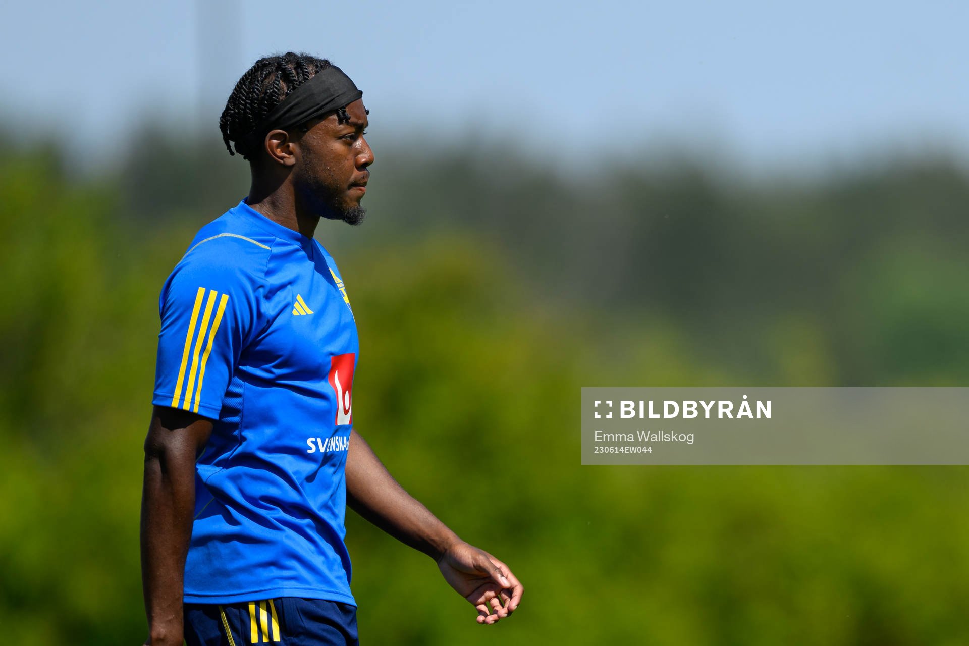 Anthony Elanga of the Swedish national football team