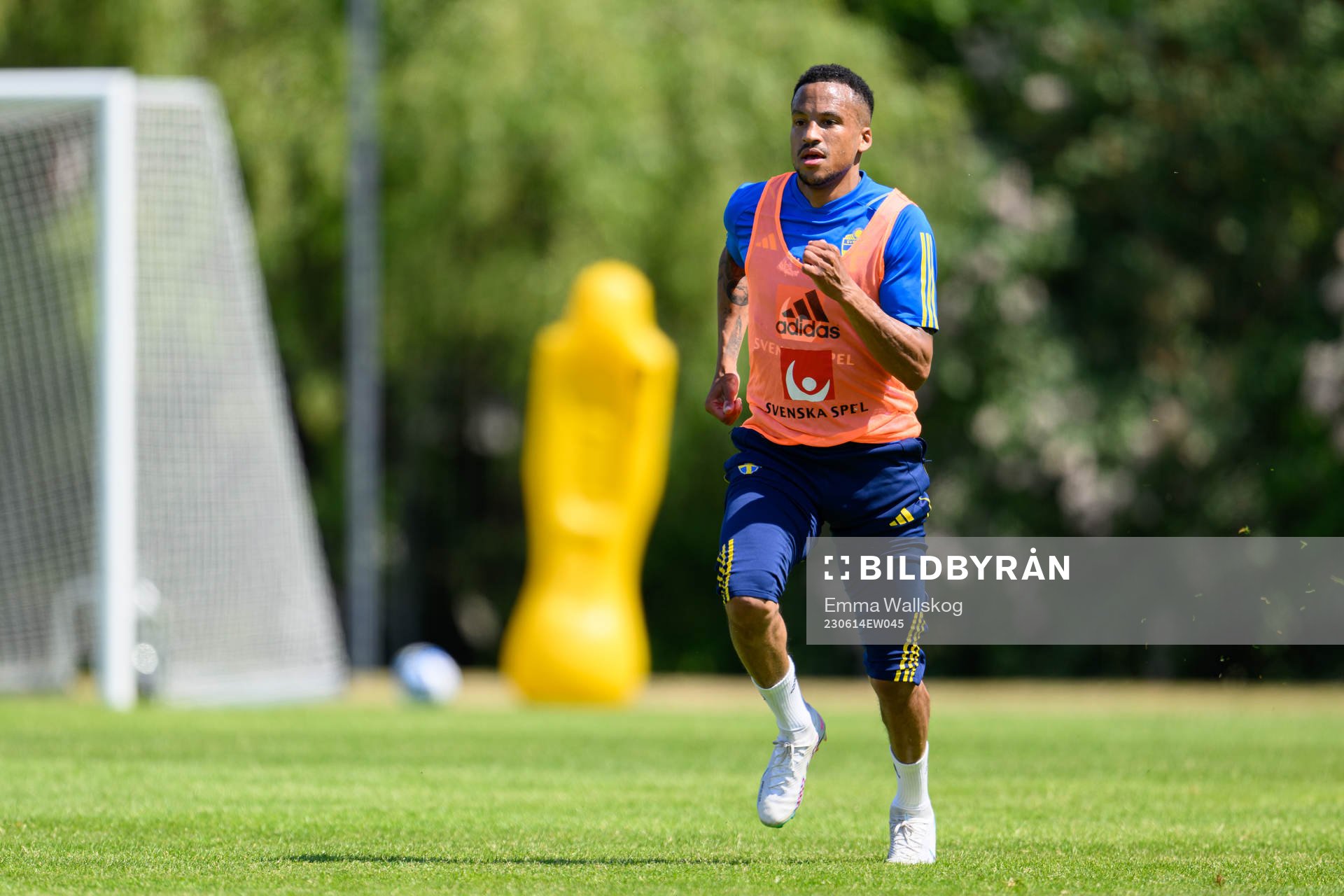Martin Olsson of the Swedish national football team