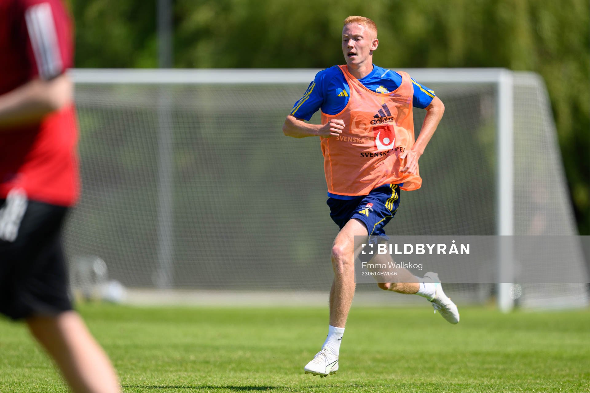 Hugo Larsson of the Swedish national football team