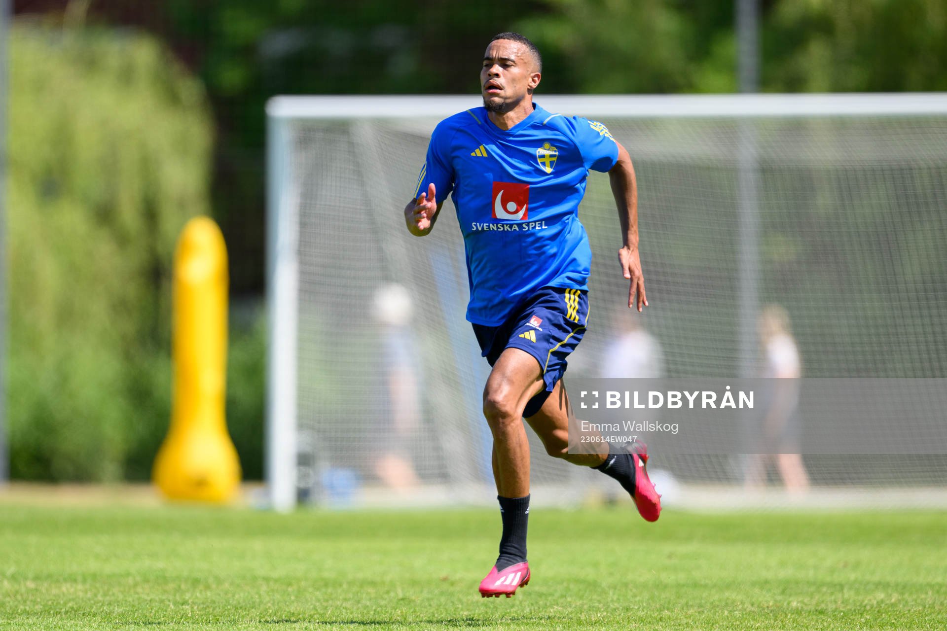 Robin Quaison of the Swedish national football team