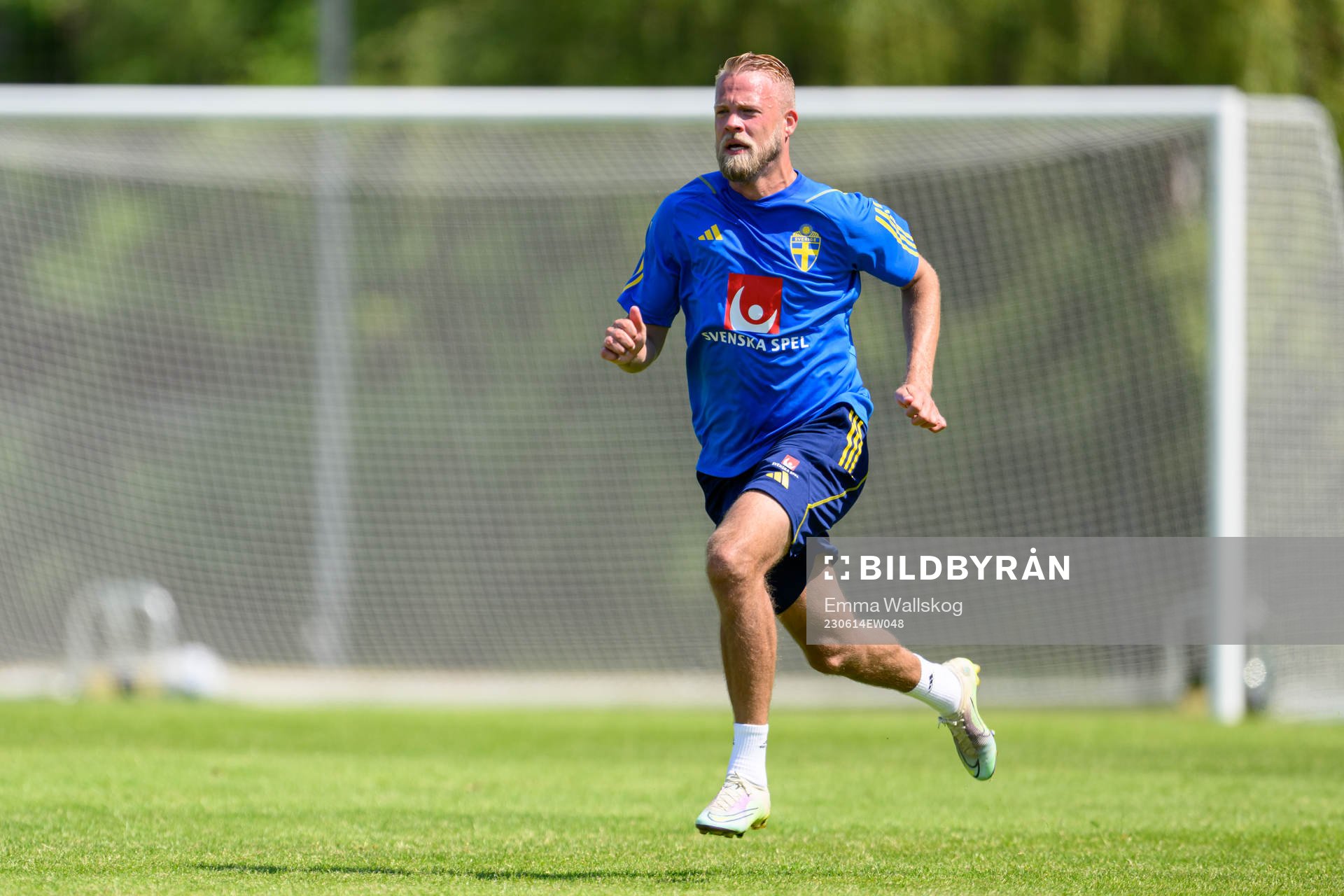 Daniel Sundgren of the Swedish national football team