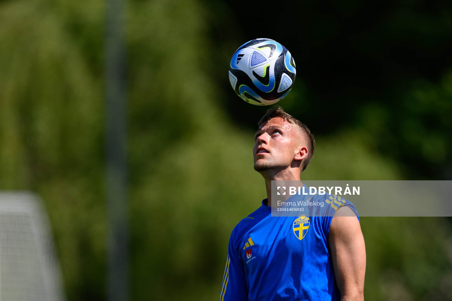 Jesper Karlsson of the Swedish national football team
