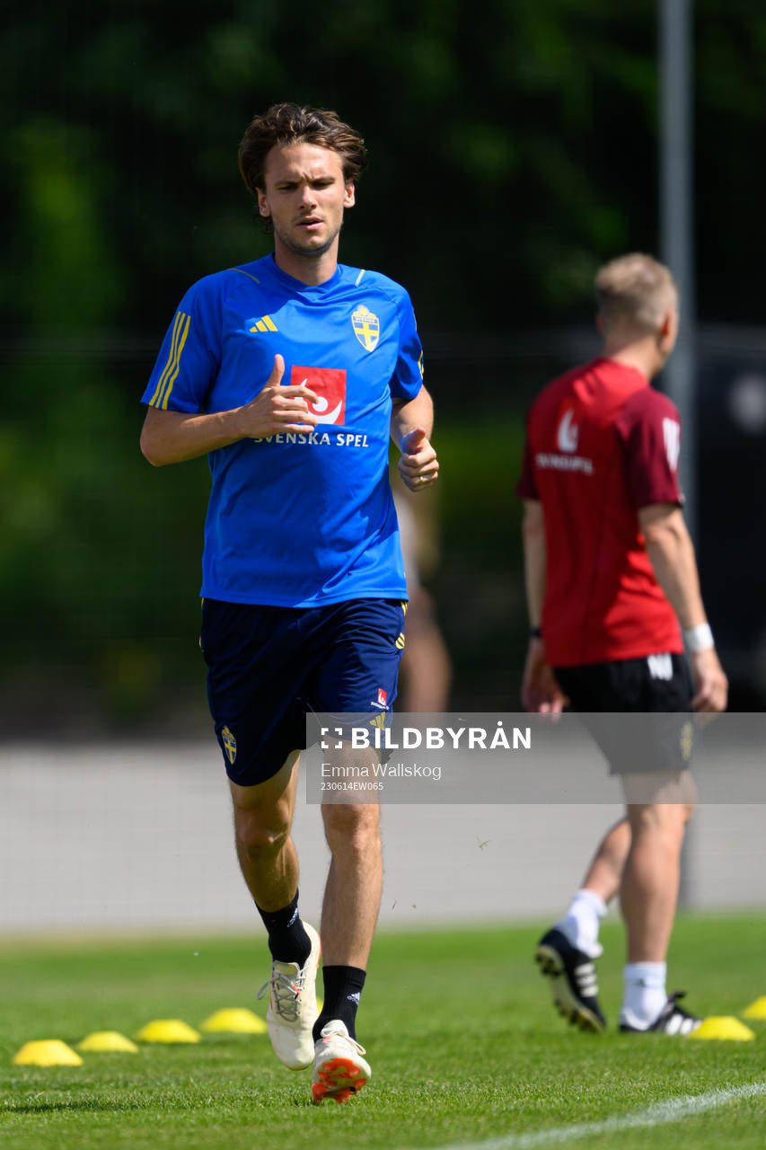 Albin Ekdal of the Swedish national football team