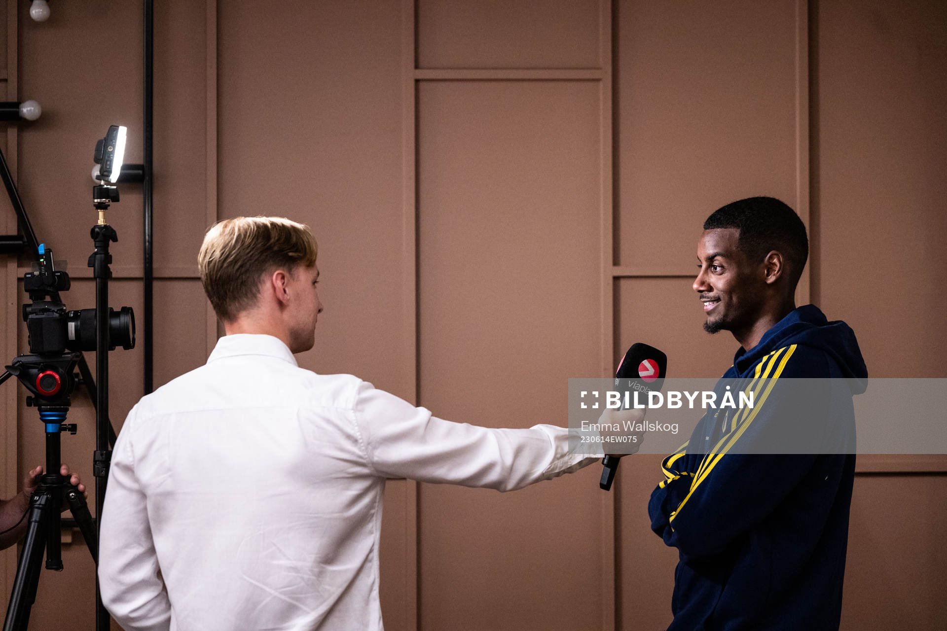 Alexander Isak of the Swedish national football team in