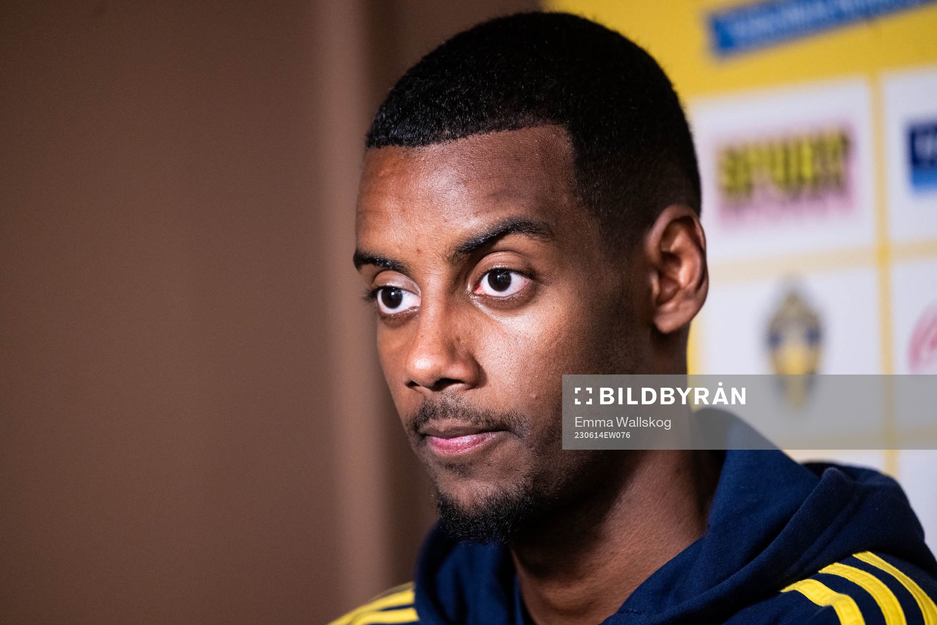 Alexander Isak of the Swedish national football team in
