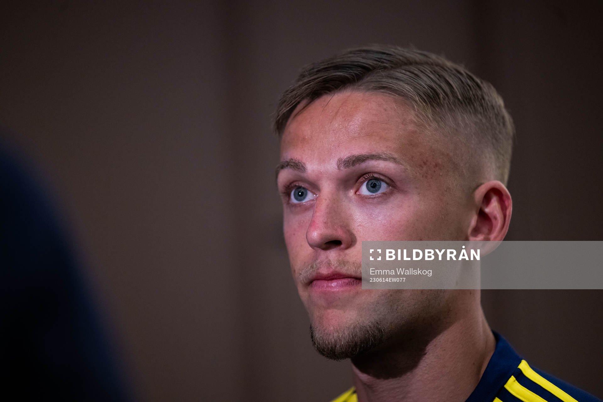 Jesper Karlsson of the Swedish national football team in