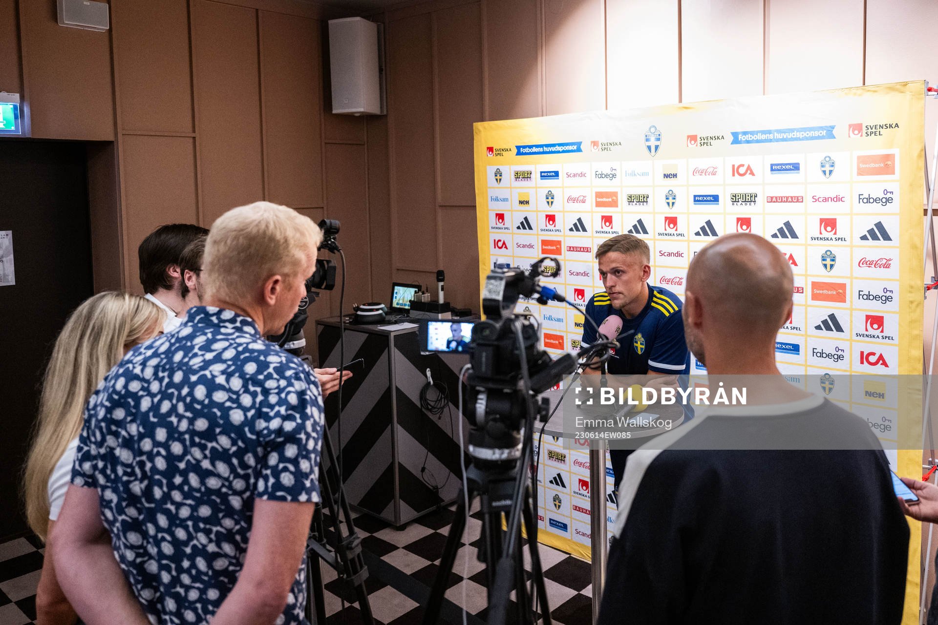 Jesper Karlsson of the Swedish national football team in