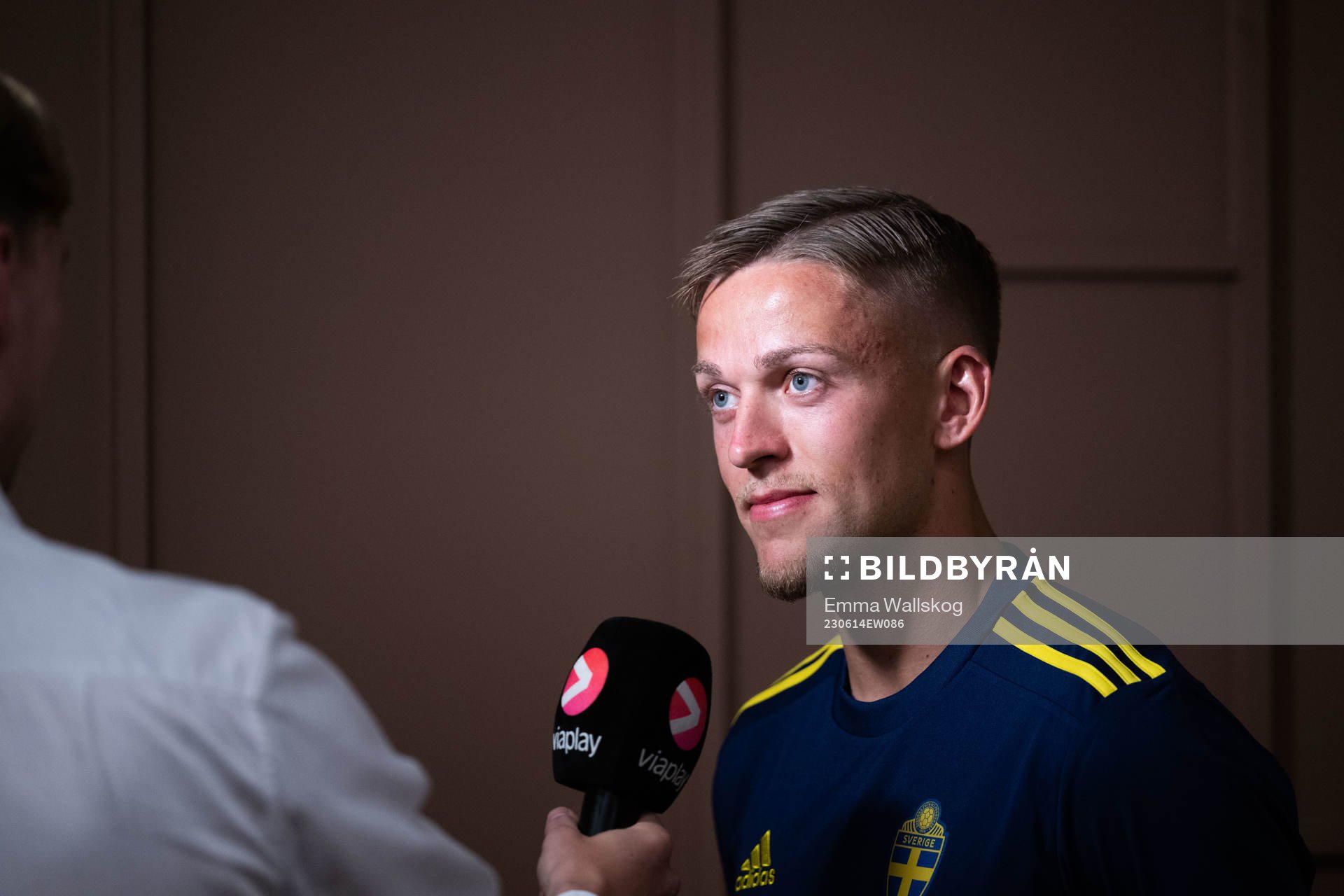 Jesper Karlsson of the Swedish national football team in