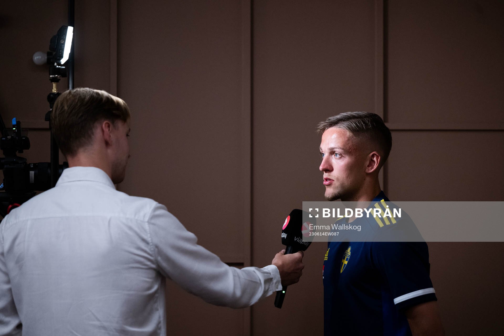 Jesper Karlsson of the Swedish national football team in