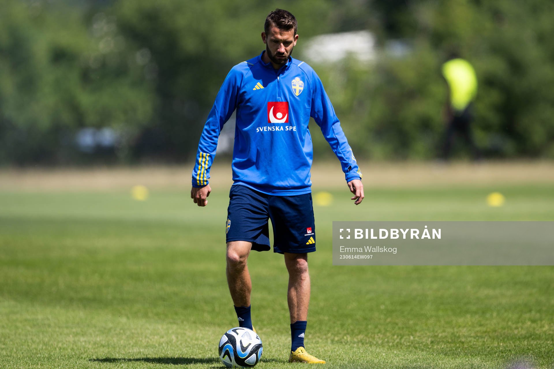 Marcus Rohdén of the Swedish national football team