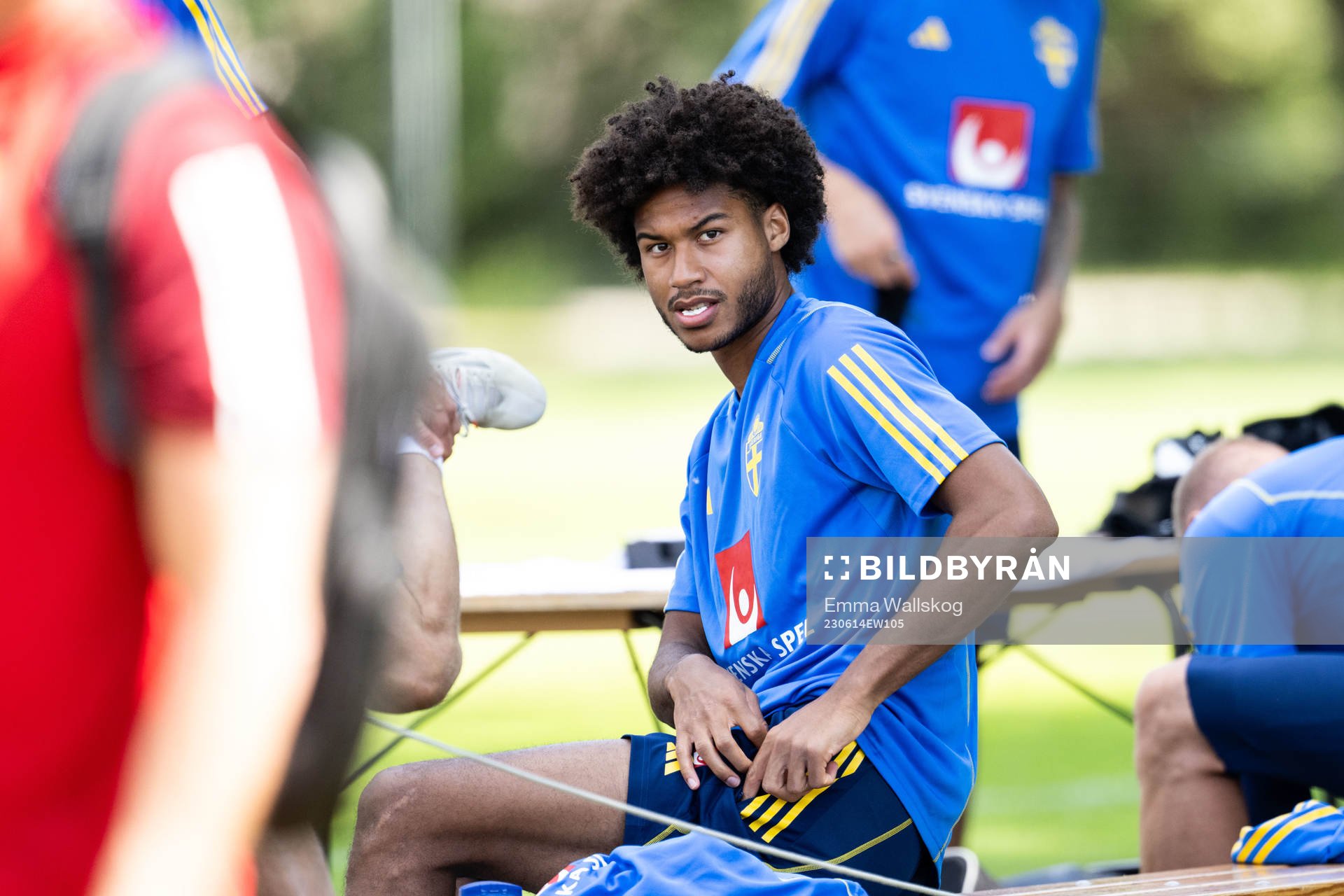 Jens Cajuste of the Swedish national football team