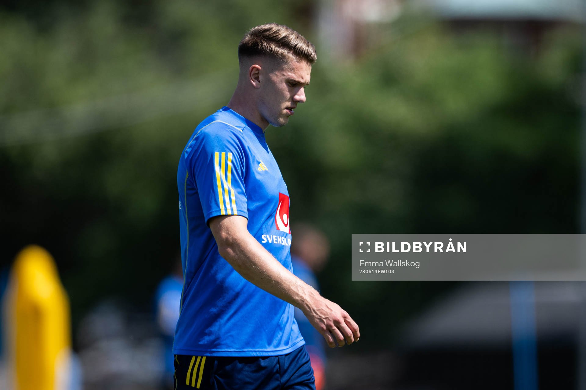 Viktor Gyökeres of the Swedish national football team