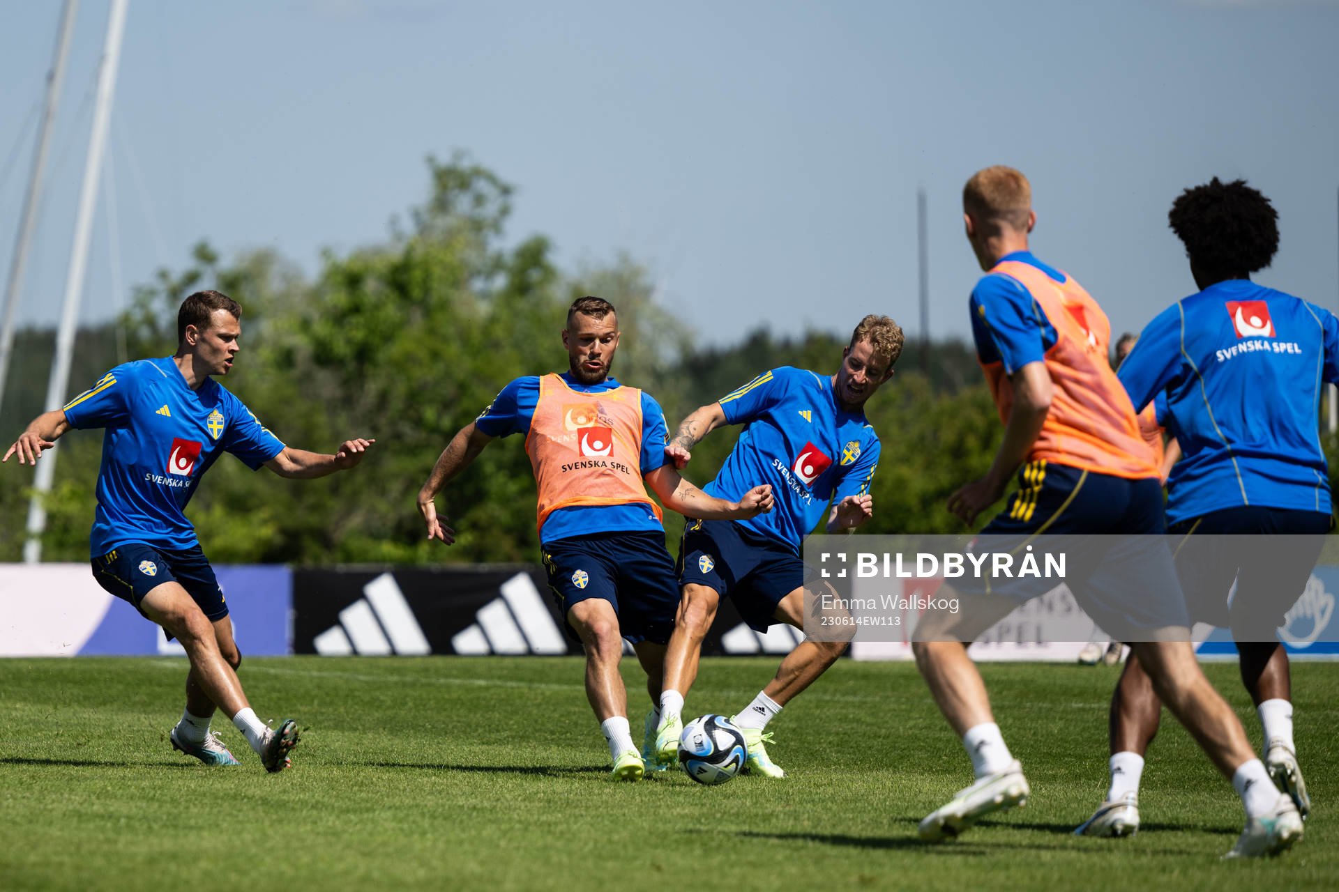 Viktor Claesson, Jesper Karlsson and Samuel Gustafson of