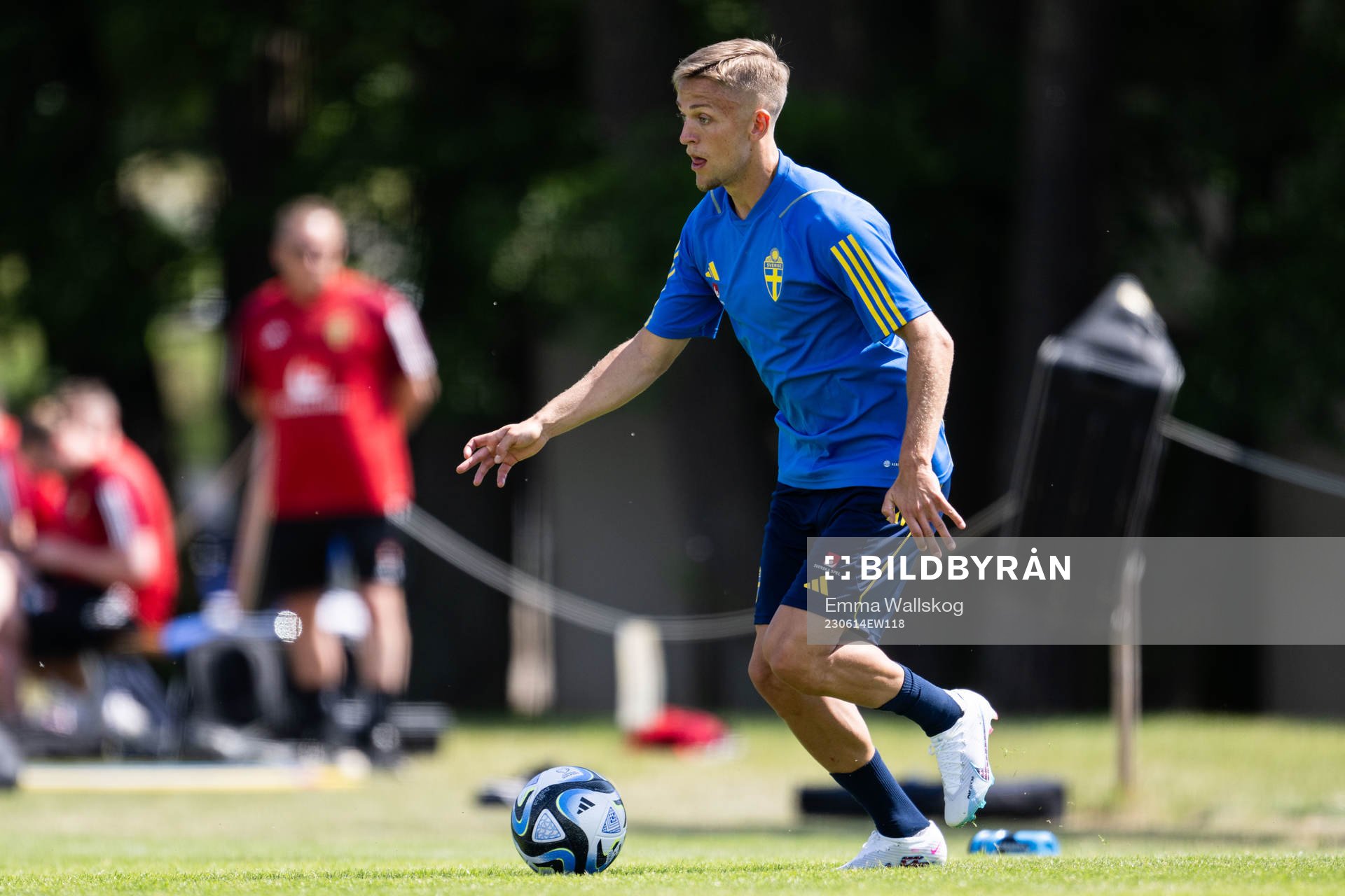 Jesper Karlsson of the Swedish national football team