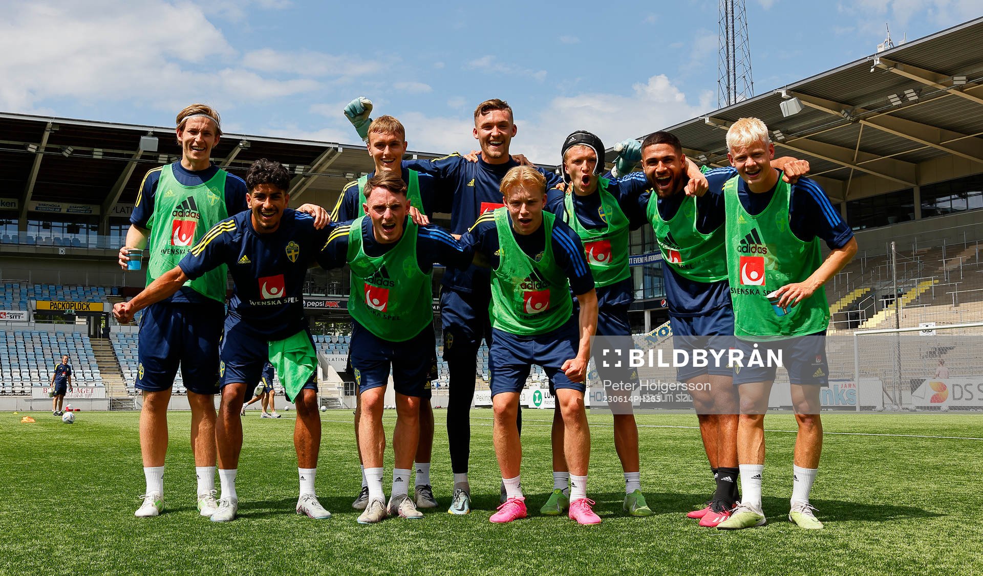 During training with the Swedish national U21 team