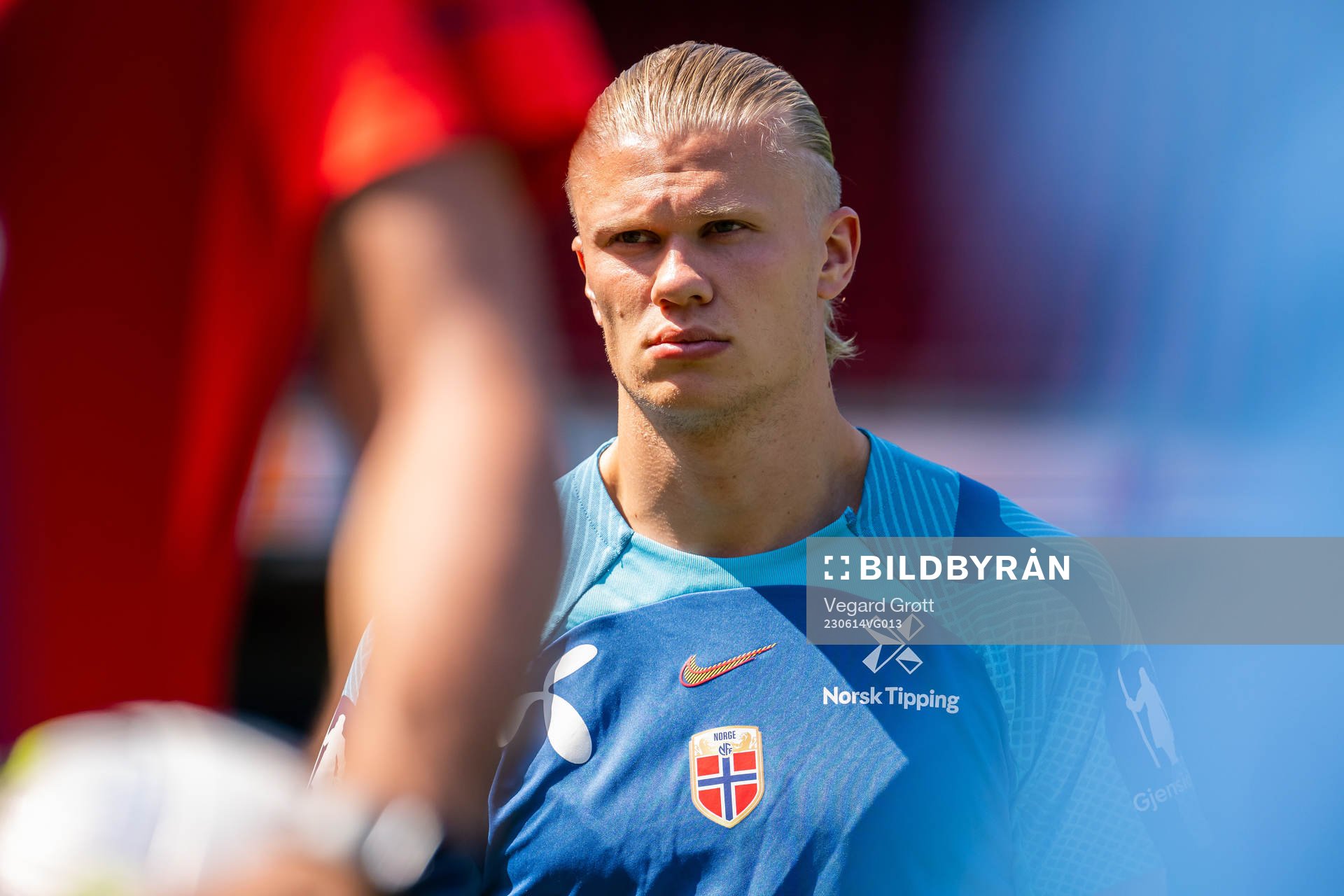 Erling Braut Haaland of the Norwegian national football team