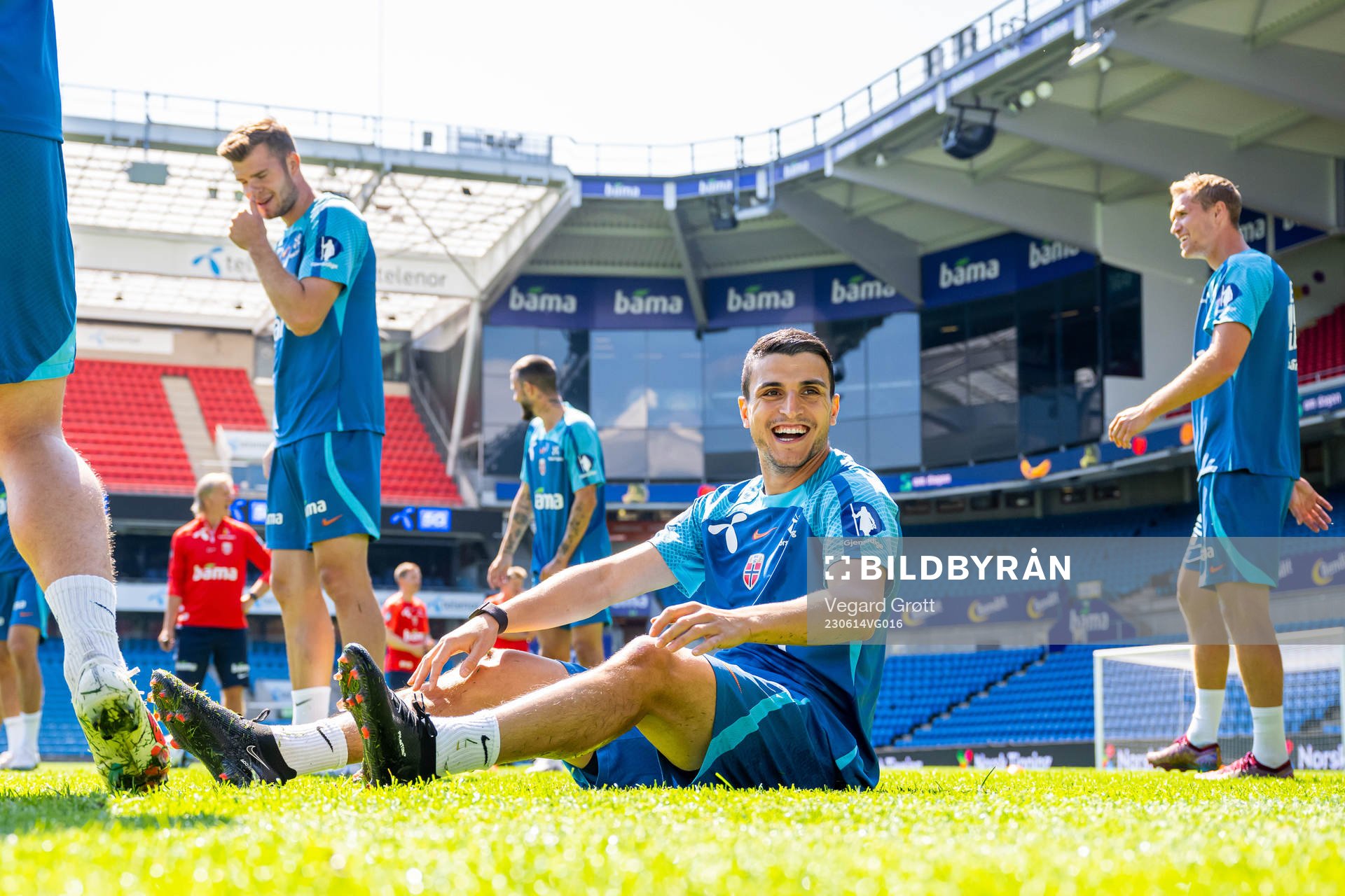 Mohamed Elyounoussi of the Norwegian national football team