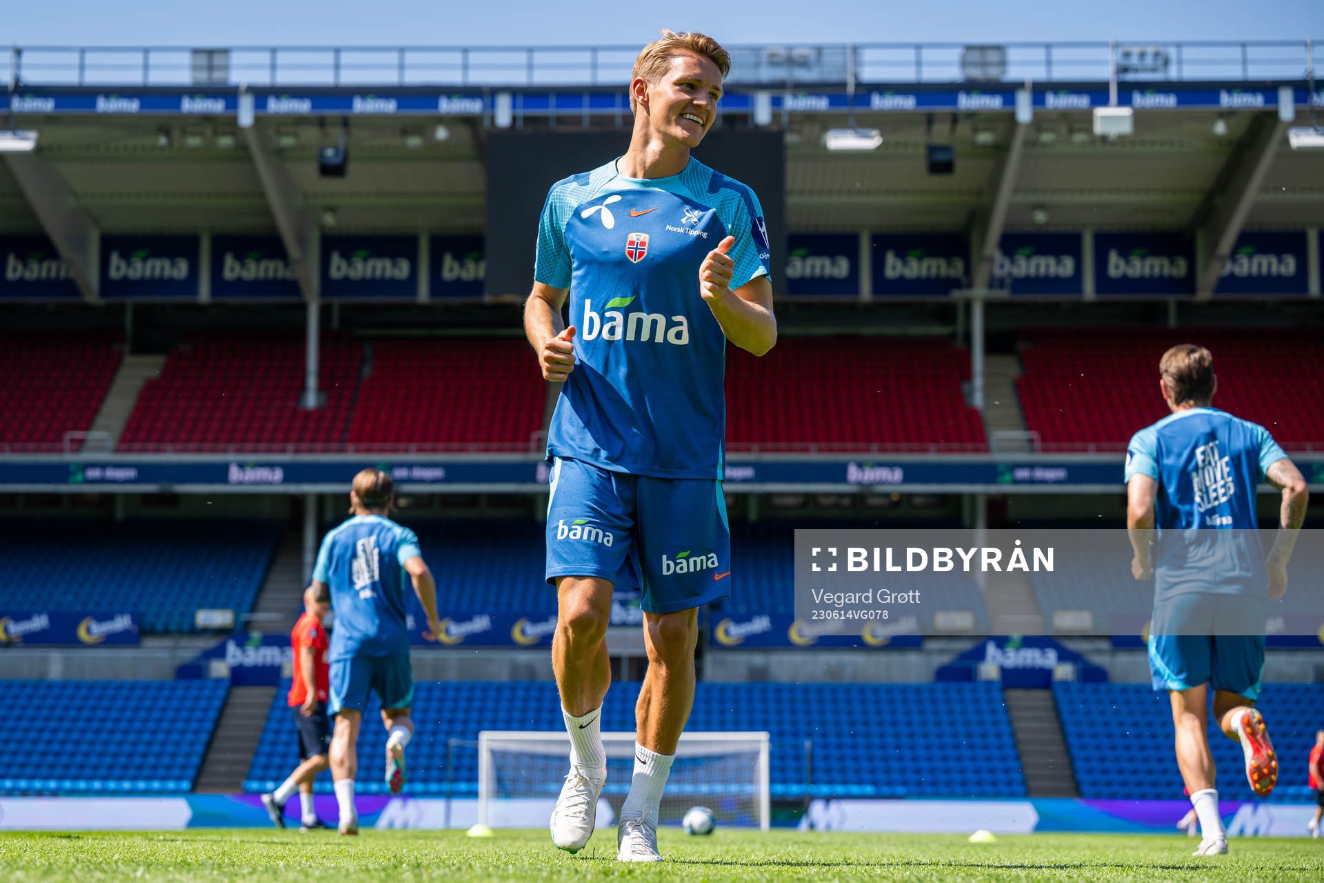 Martin Ødegaard of the Norwegian national football team