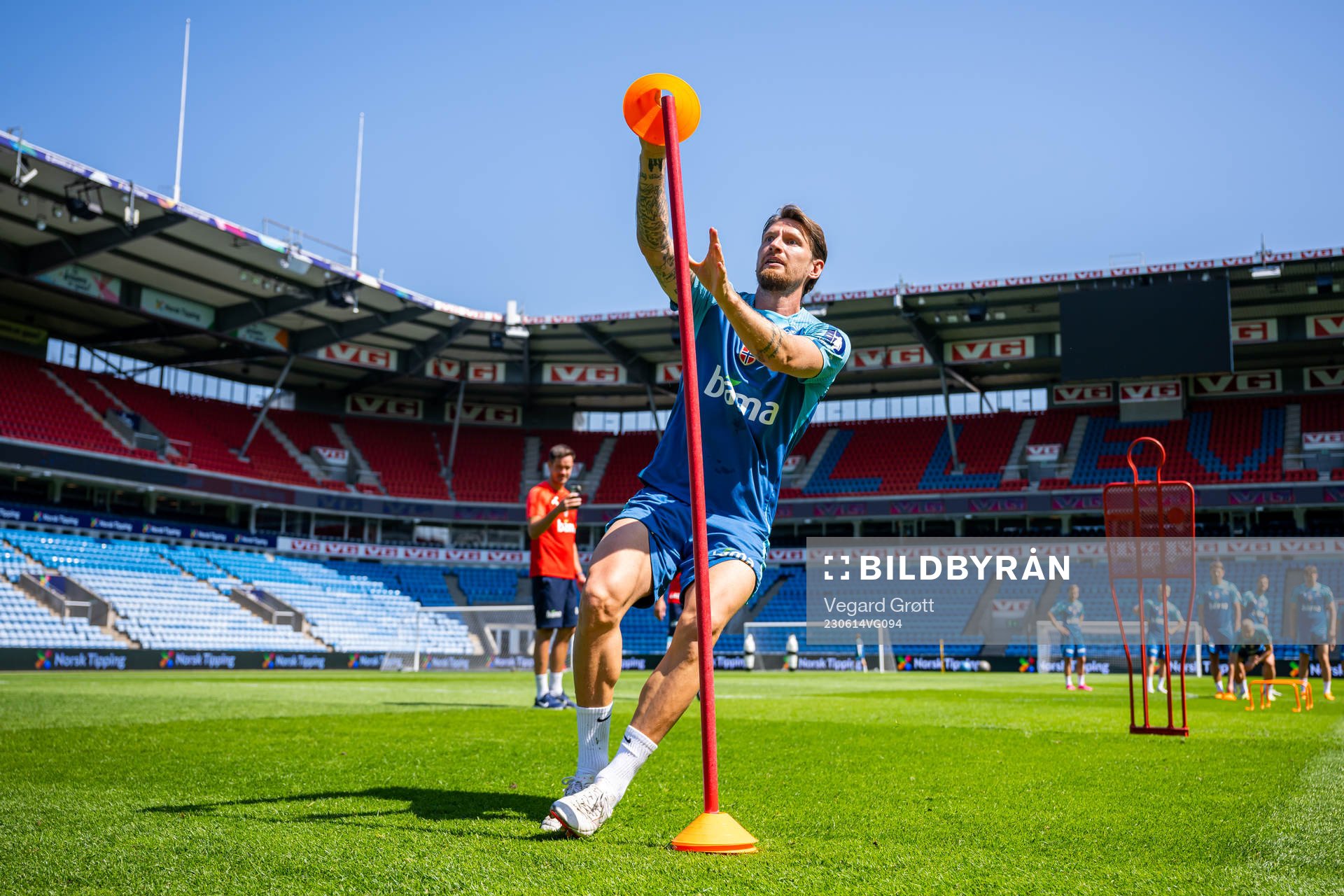 Stefan Strandberg of the Norwegian national football team