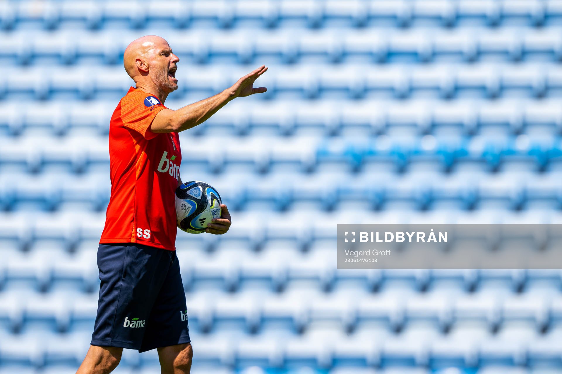 Ståle Solbakken, head coach of the Norwegian national
