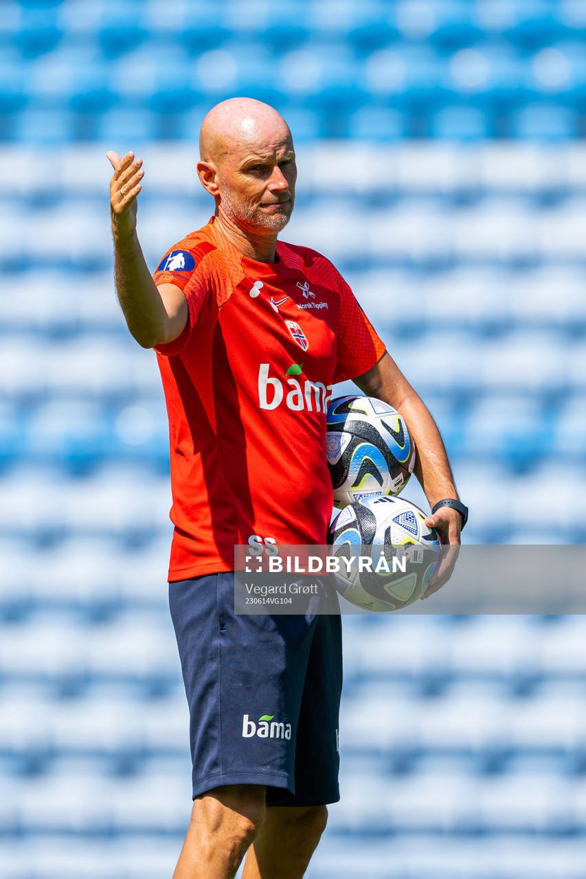 Ståle Solbakken, head coach of the Norwegian national