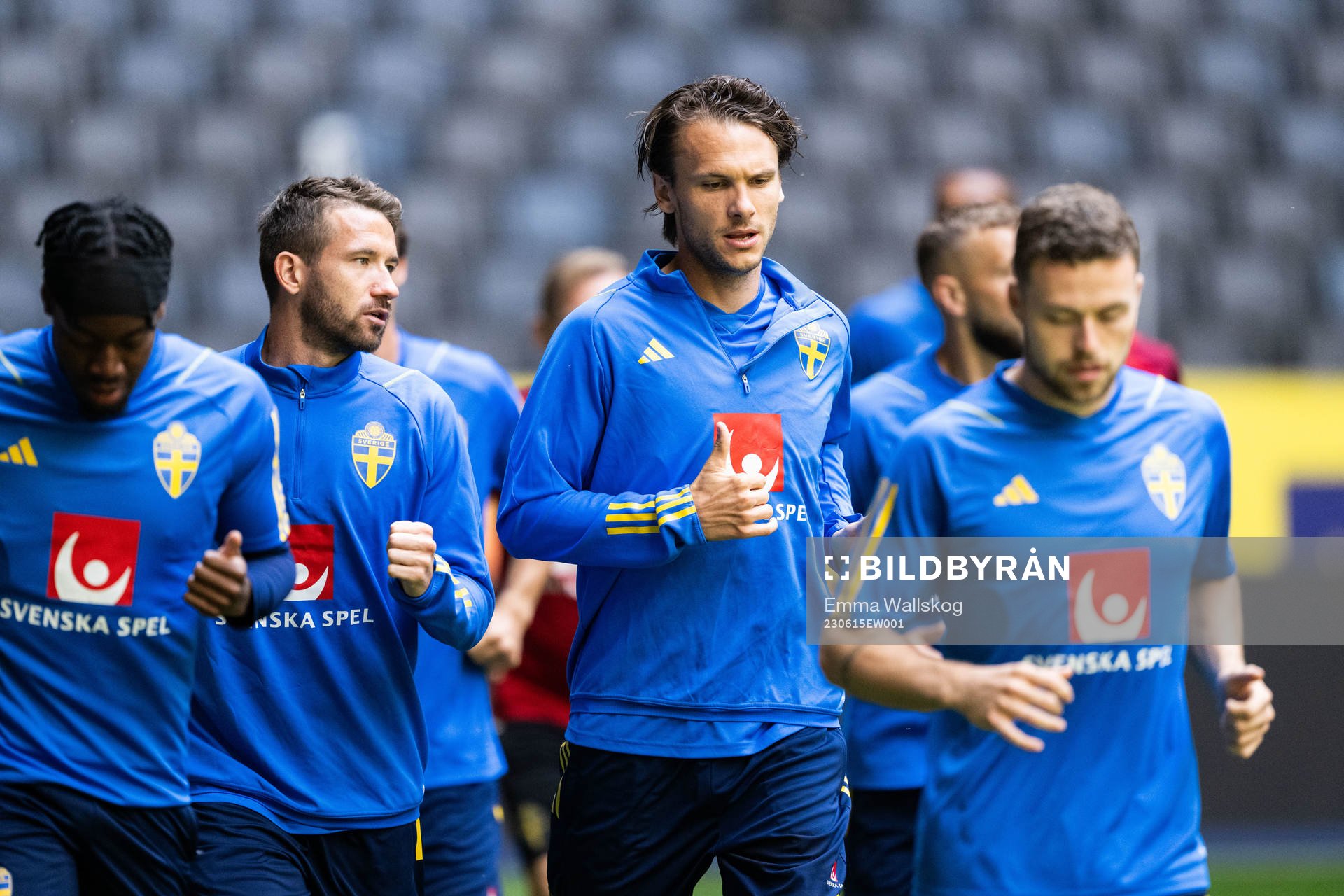 Marcus Rohdén and Albin Ekdal of the Swedish national
