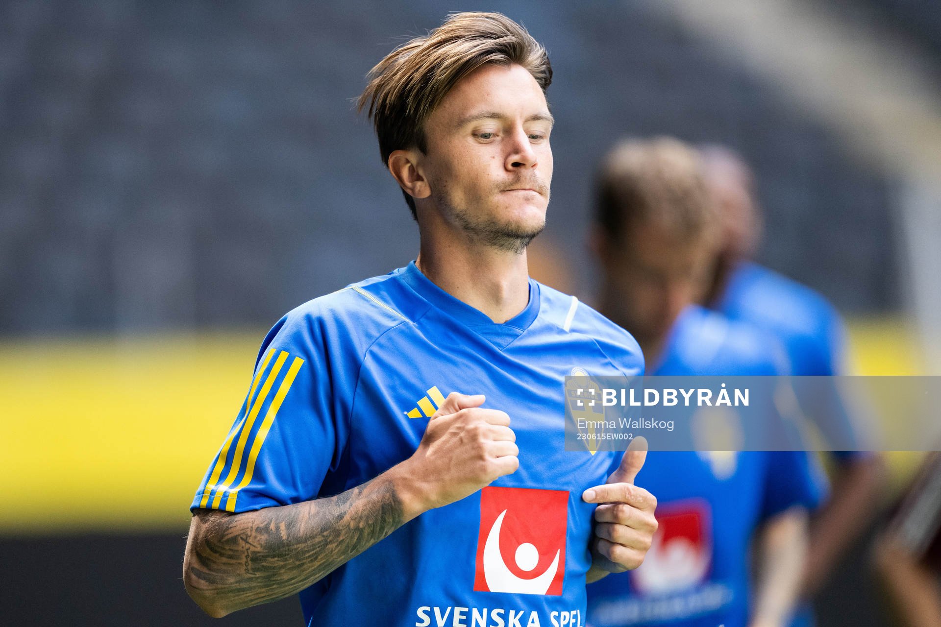 Kristoffer Olsson of the Swedish national football team