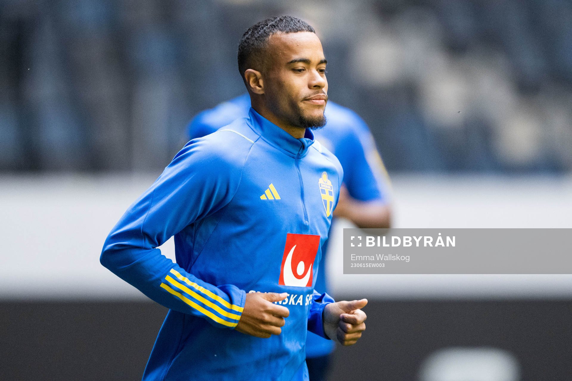Robin Quaison of the Swedish national football team