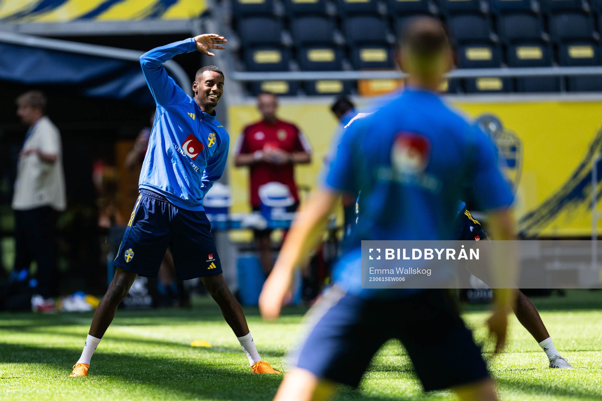 Alexander Isak of the Swedish national football team