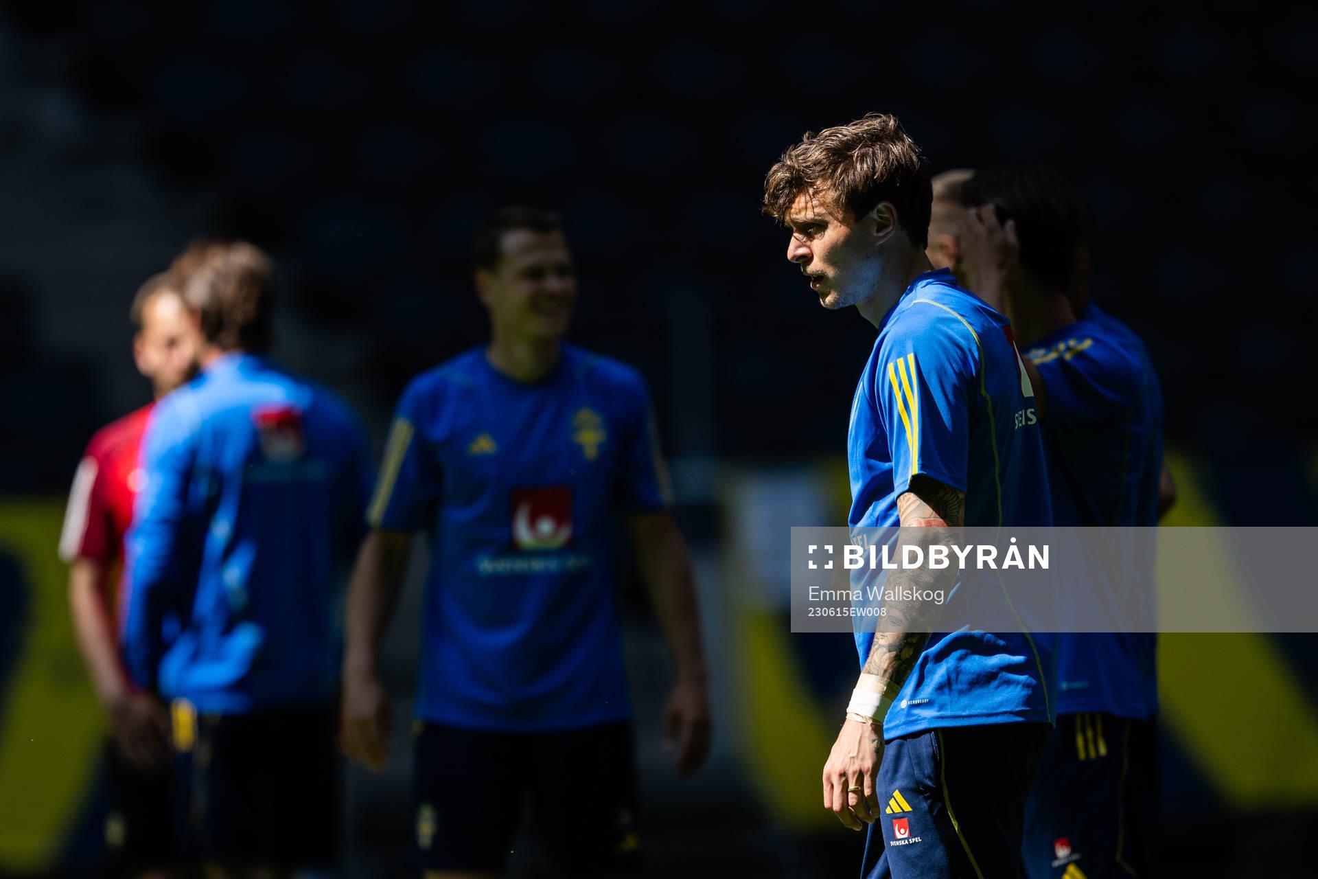 Victor Nilsson Lindelöf of the Swedish national football