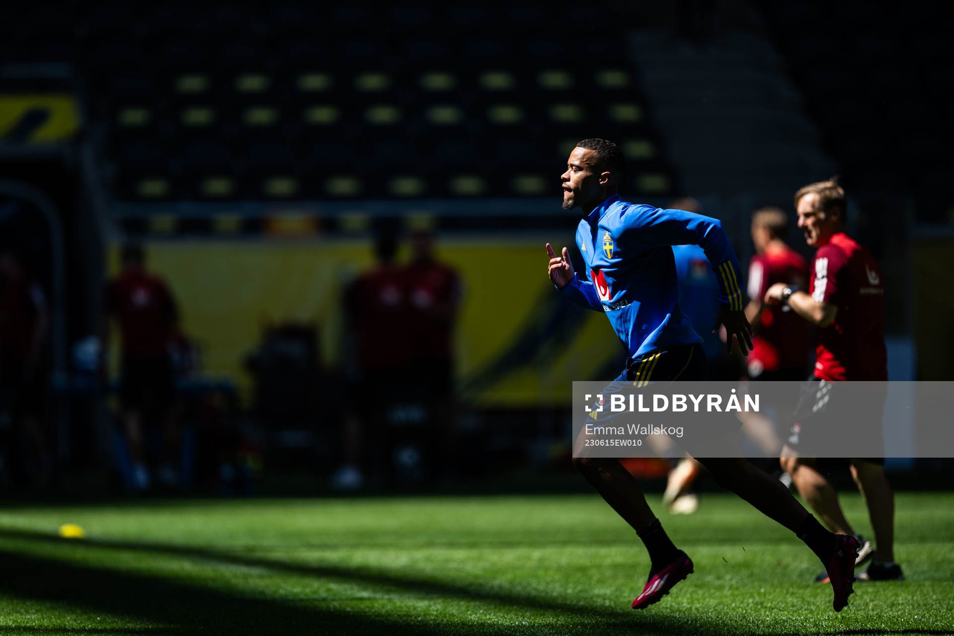 Robin Quaison of the Swedish national football team