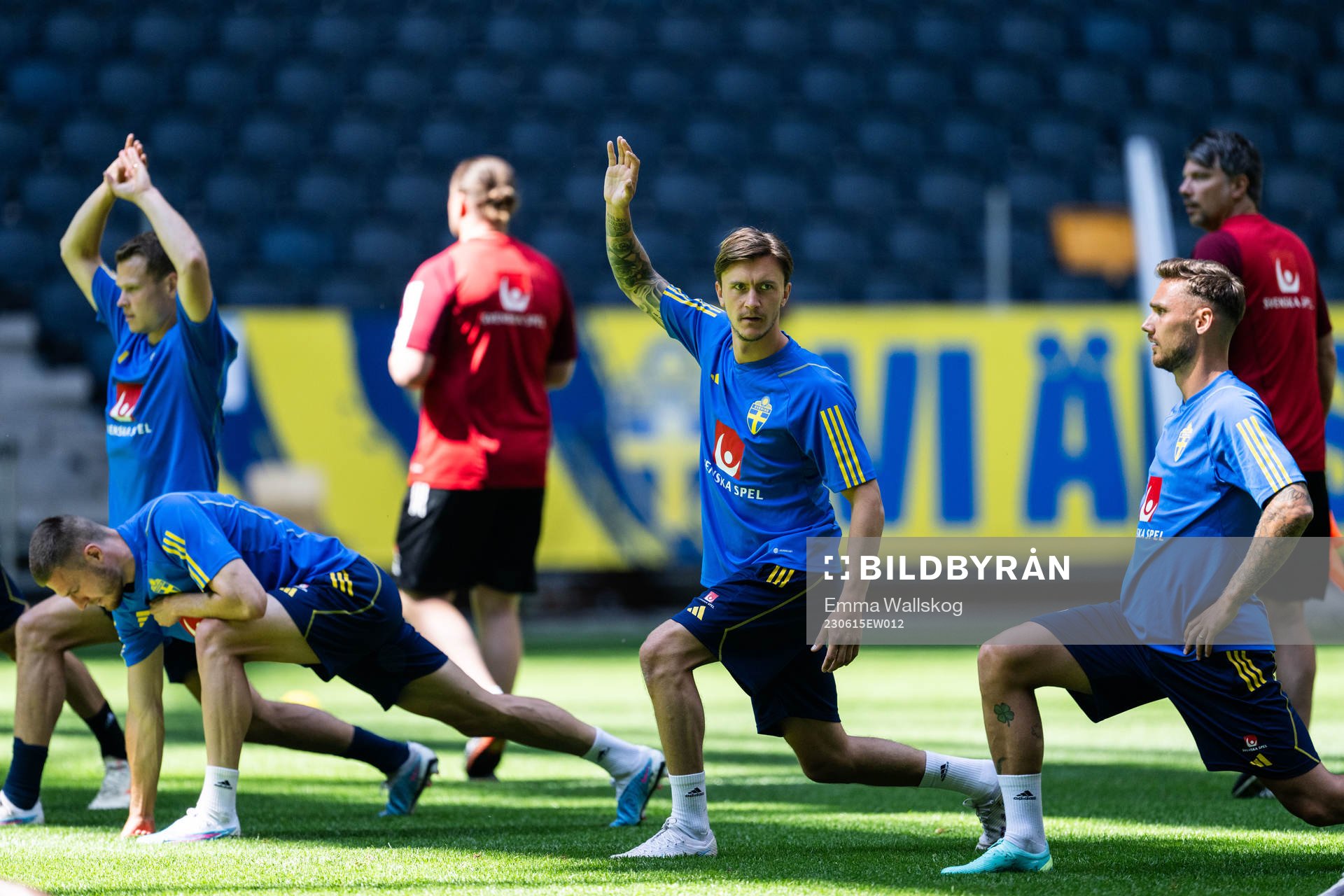 Kristoffer Olsson of the Swedish national football team