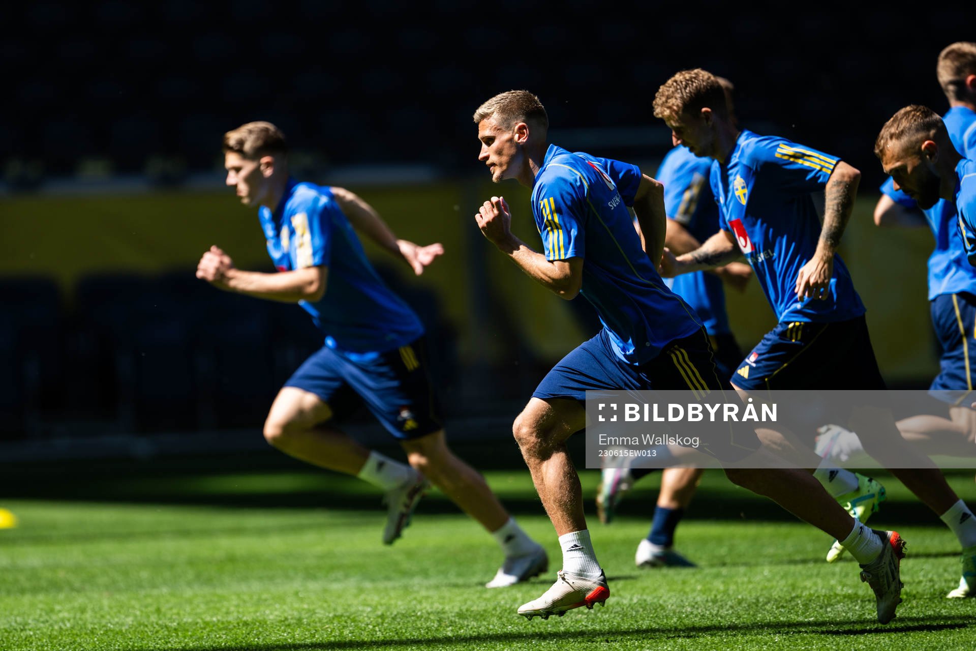 Carl Starfelt of the Swedish national football team