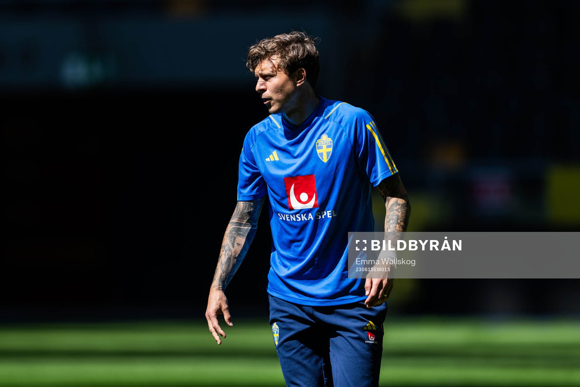 Victor Nilsson Lindelöf of the Swedish national football