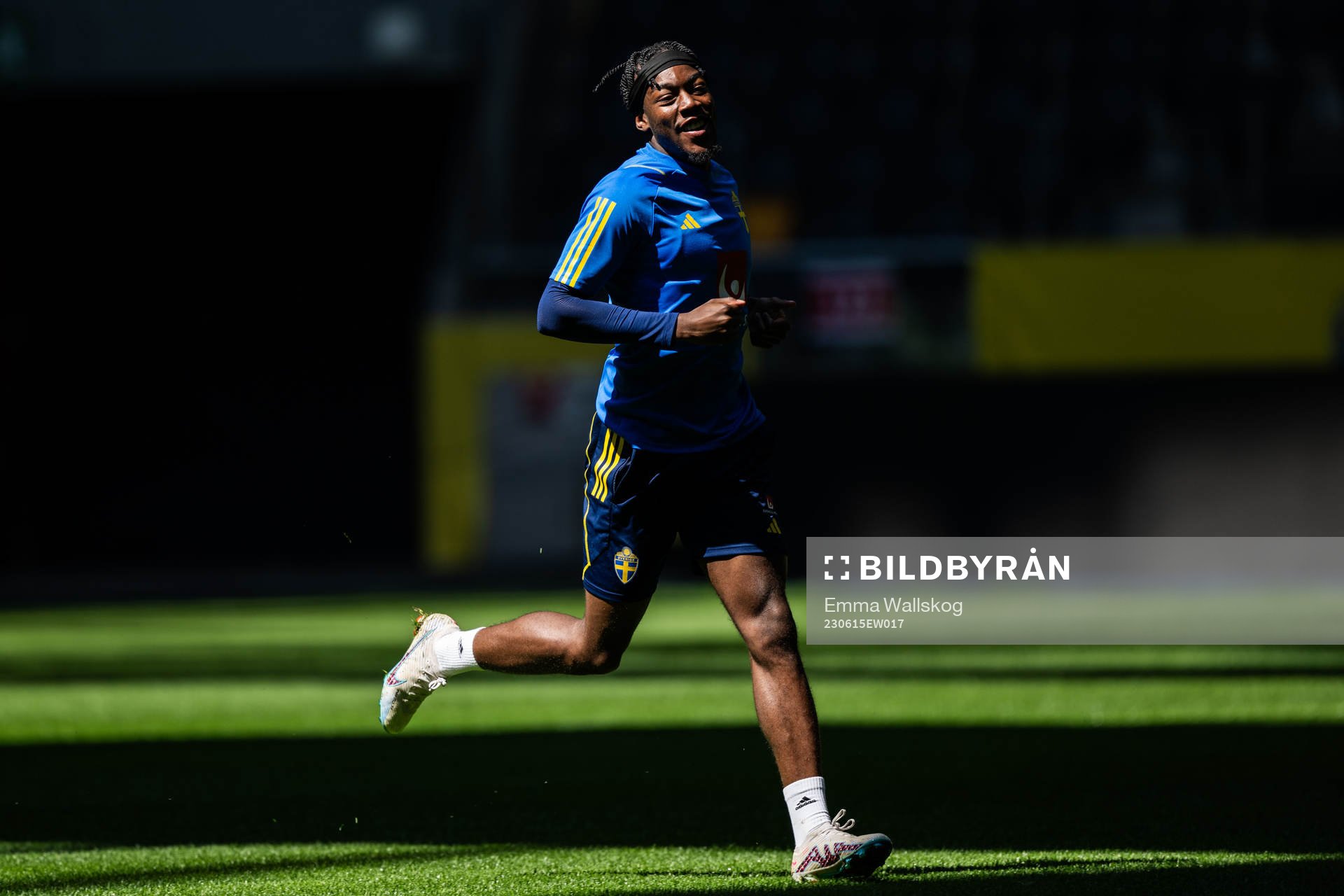 Anthony Elanga of the Swedish national football team
