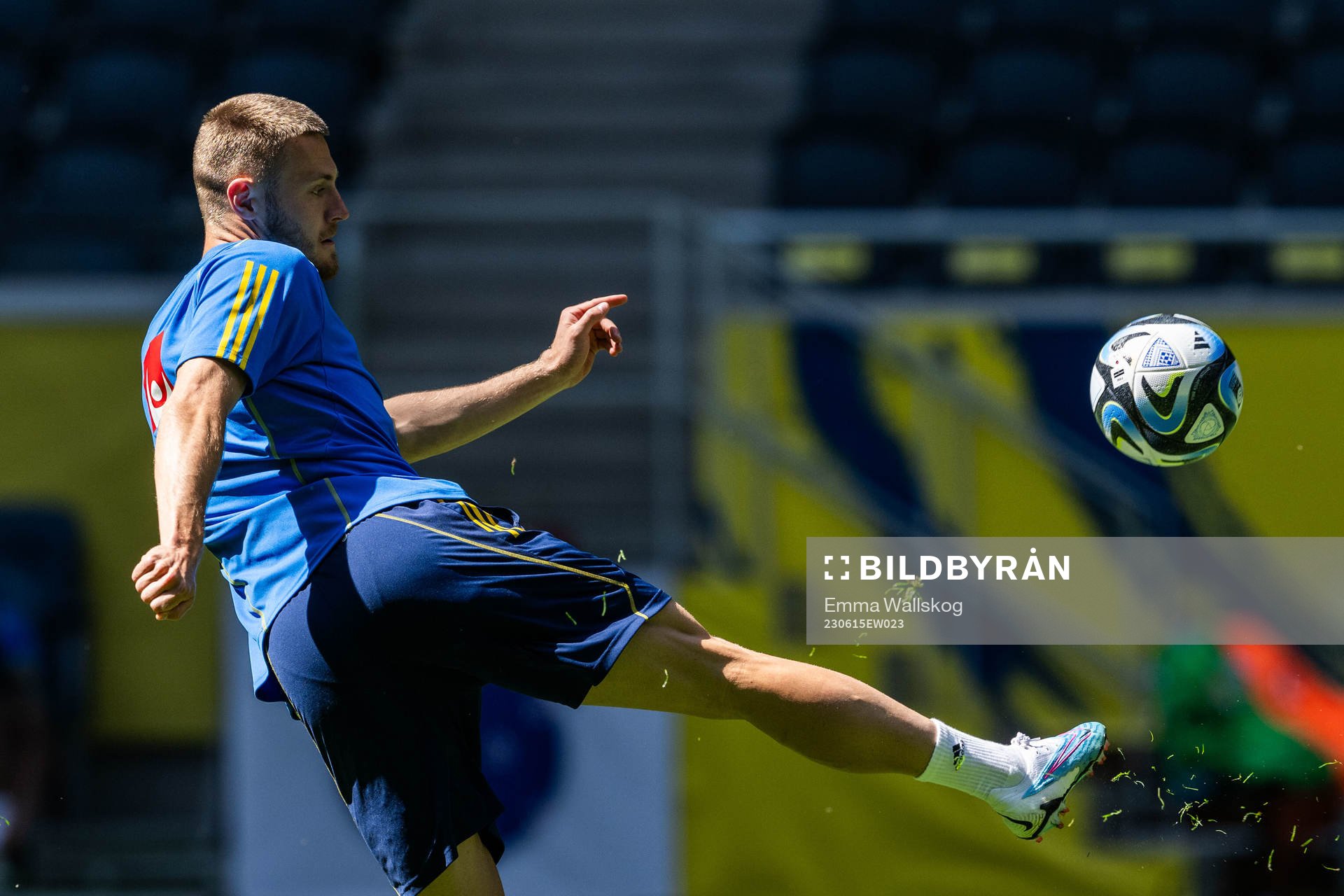 Mattias Svanberg of the Swedish national football team