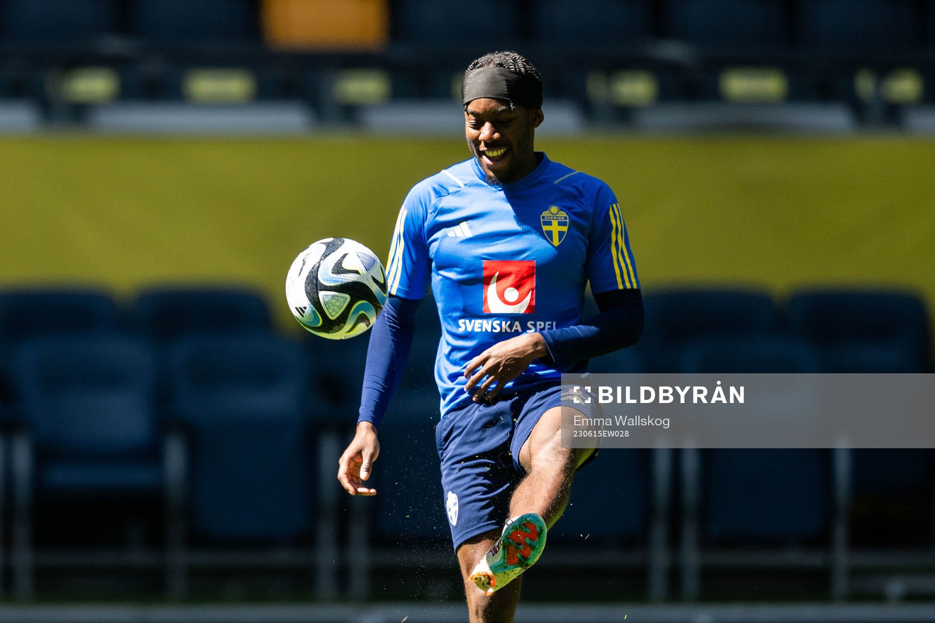 Anthony Elanga of the Swedish national football team
