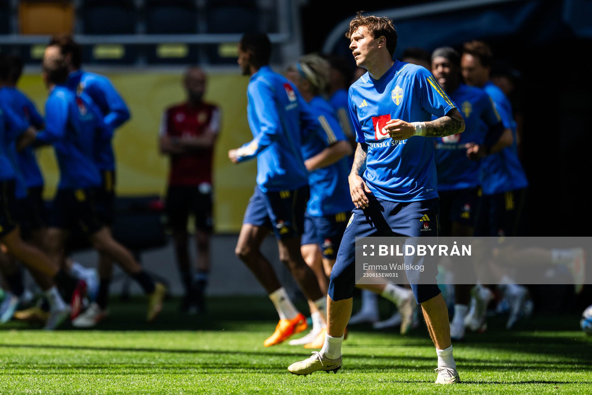 Victor Nilsson Lindelöf of the Swedish national football