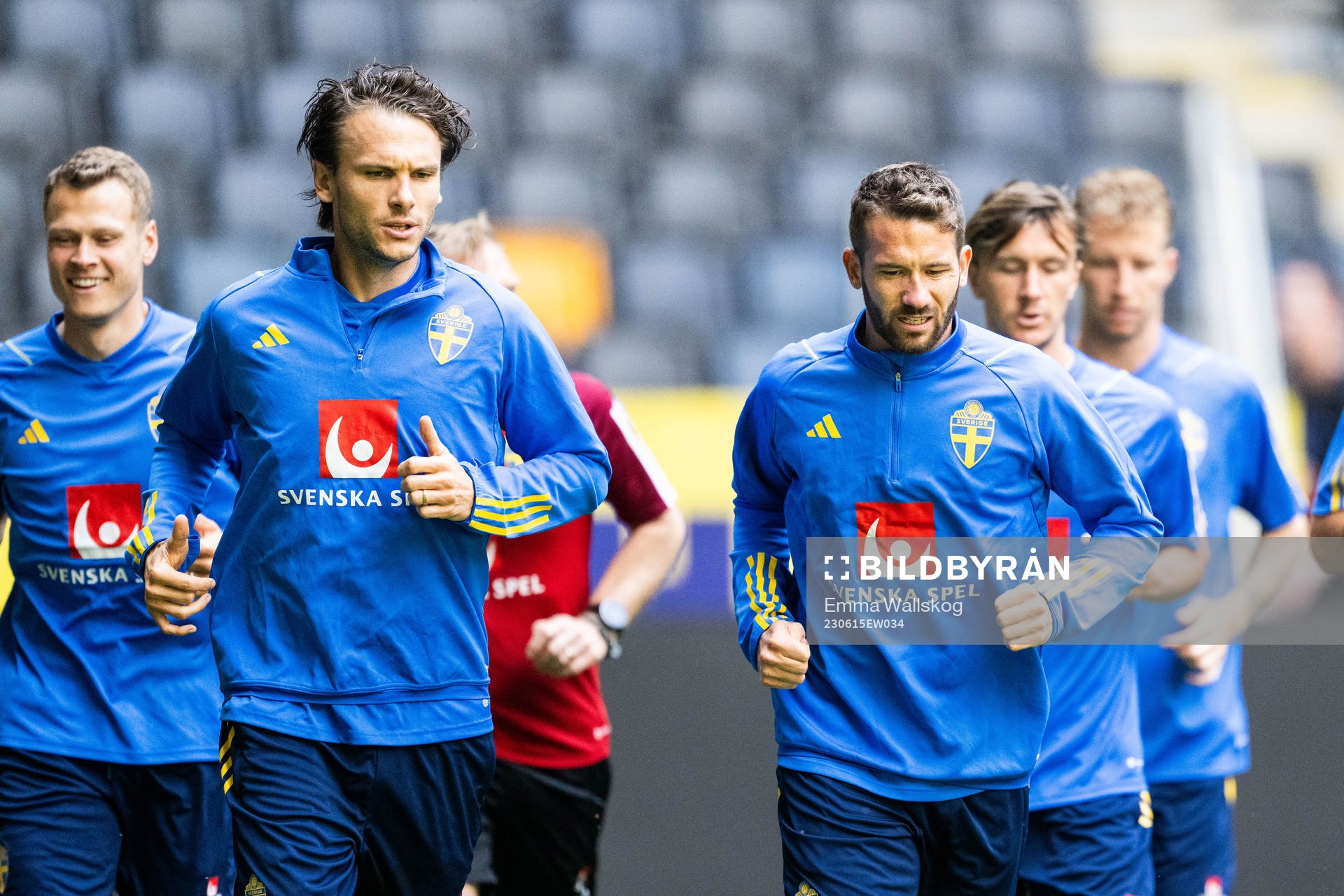 Albin Ekdal and Marcus Rohdén of the Swedish national