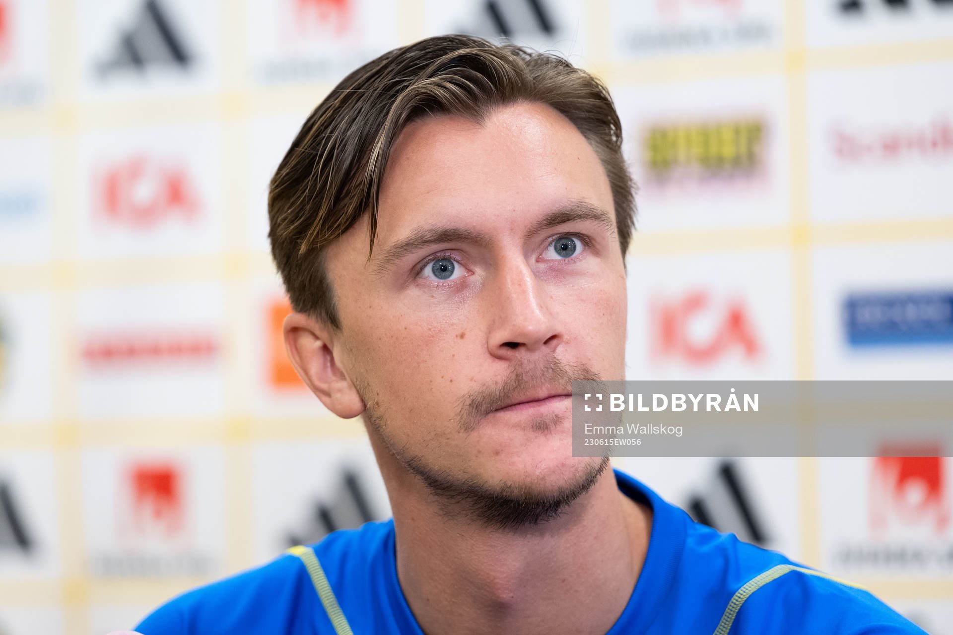 Kristoffer Olsson of the Swedish national football team