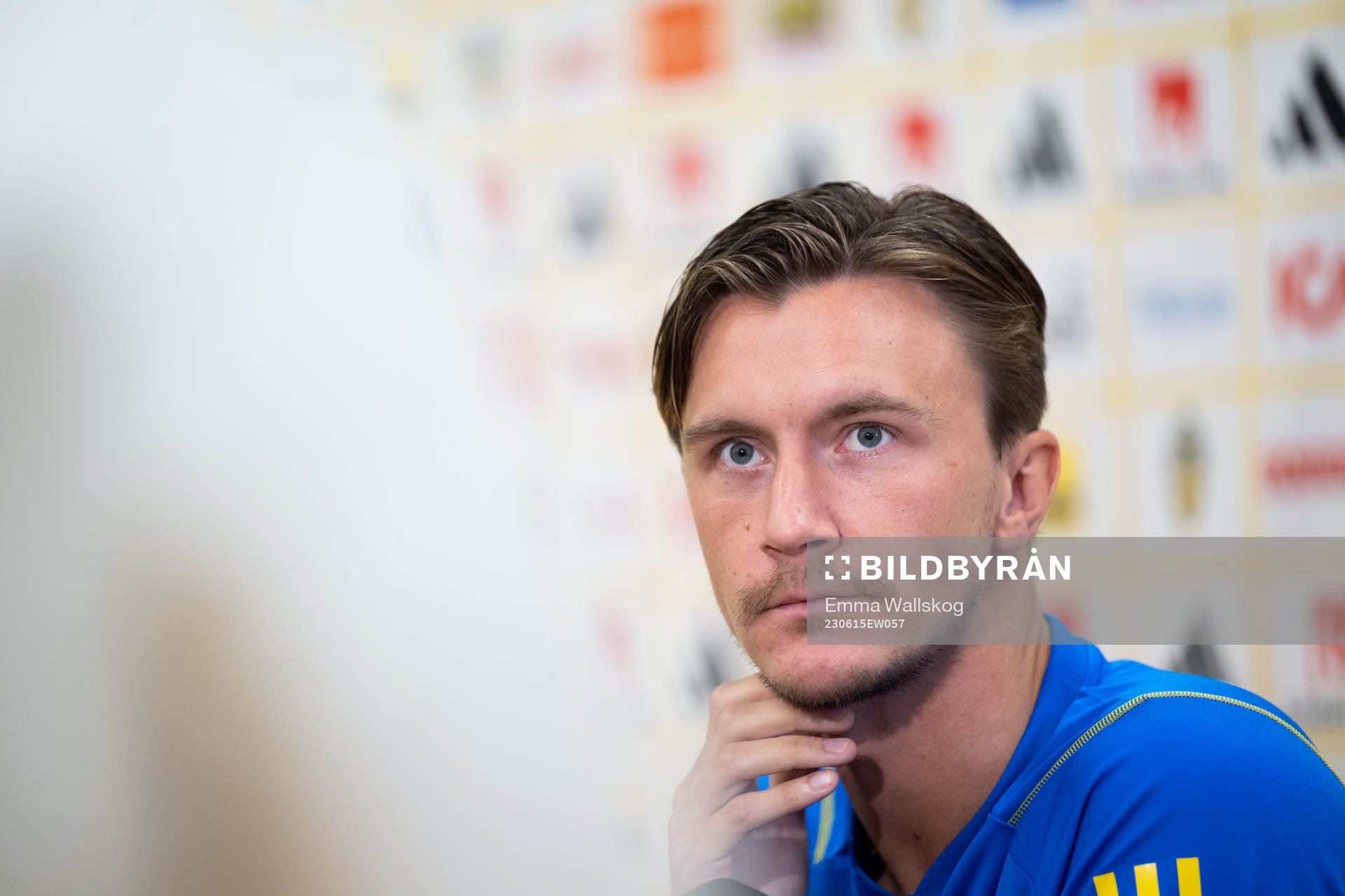 Kristoffer Olsson of the Swedish national football team
