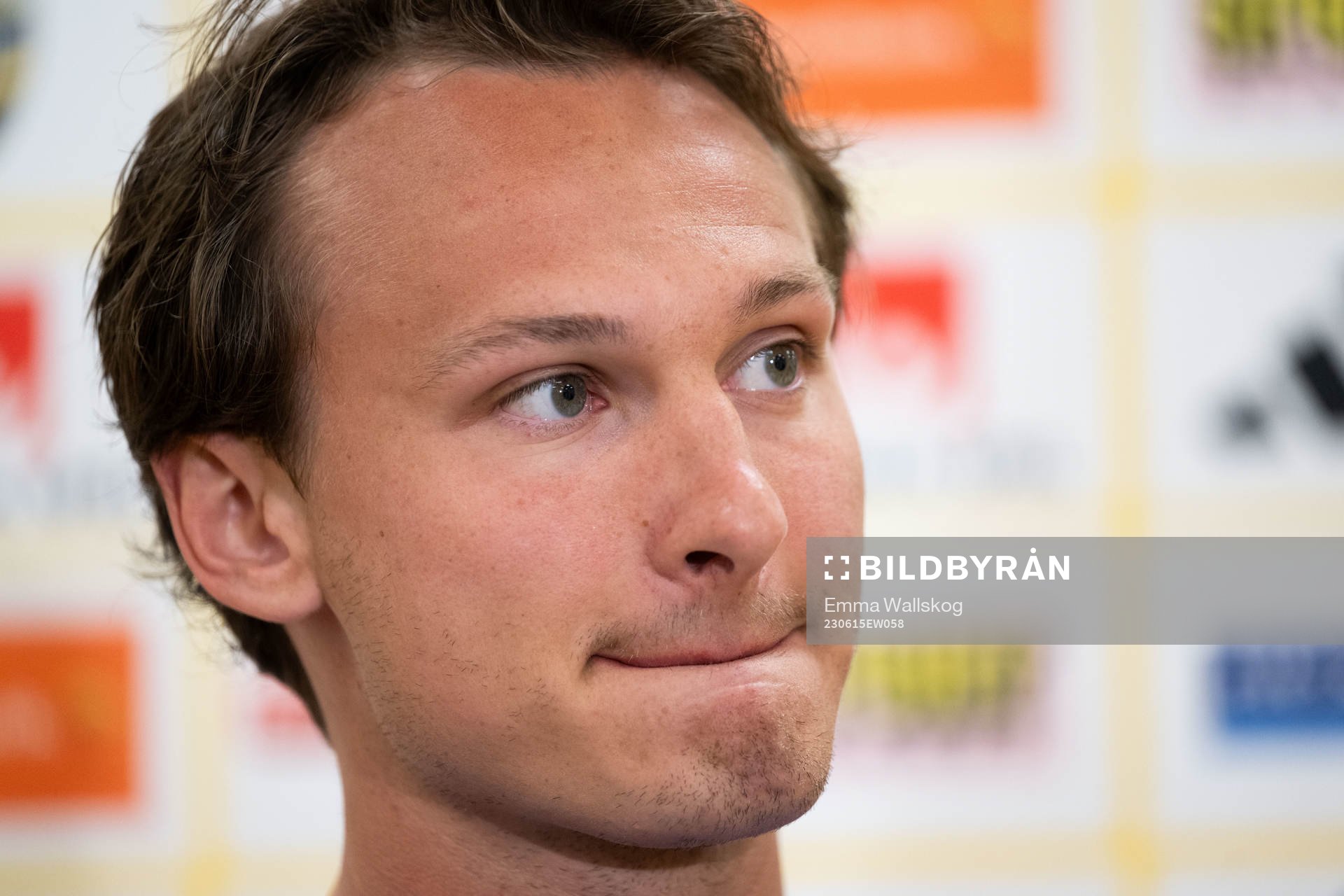 Hjalmar Ekdal of the Swedish national football team