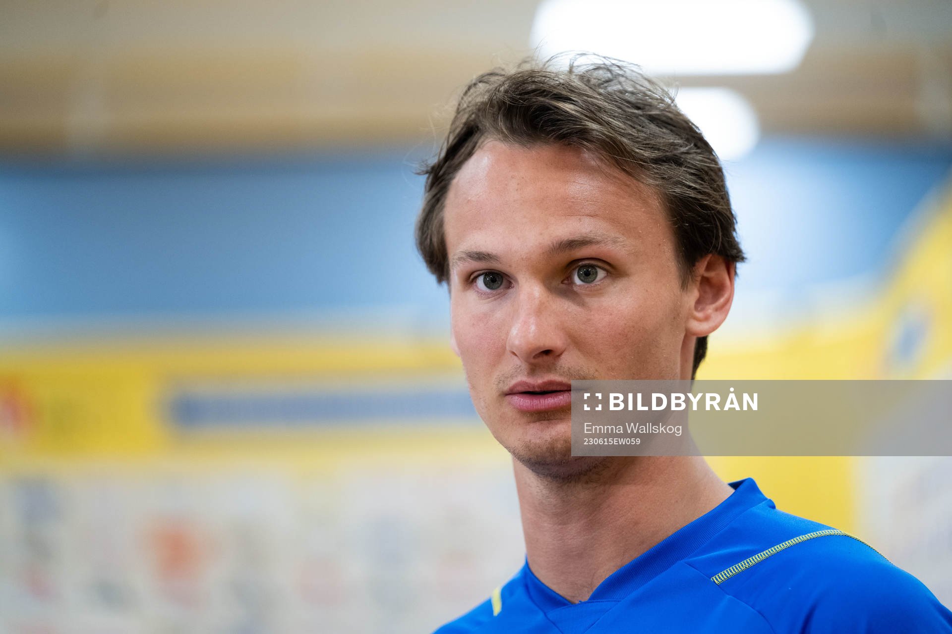 Hjalmar Ekdal of the Swedish national football team