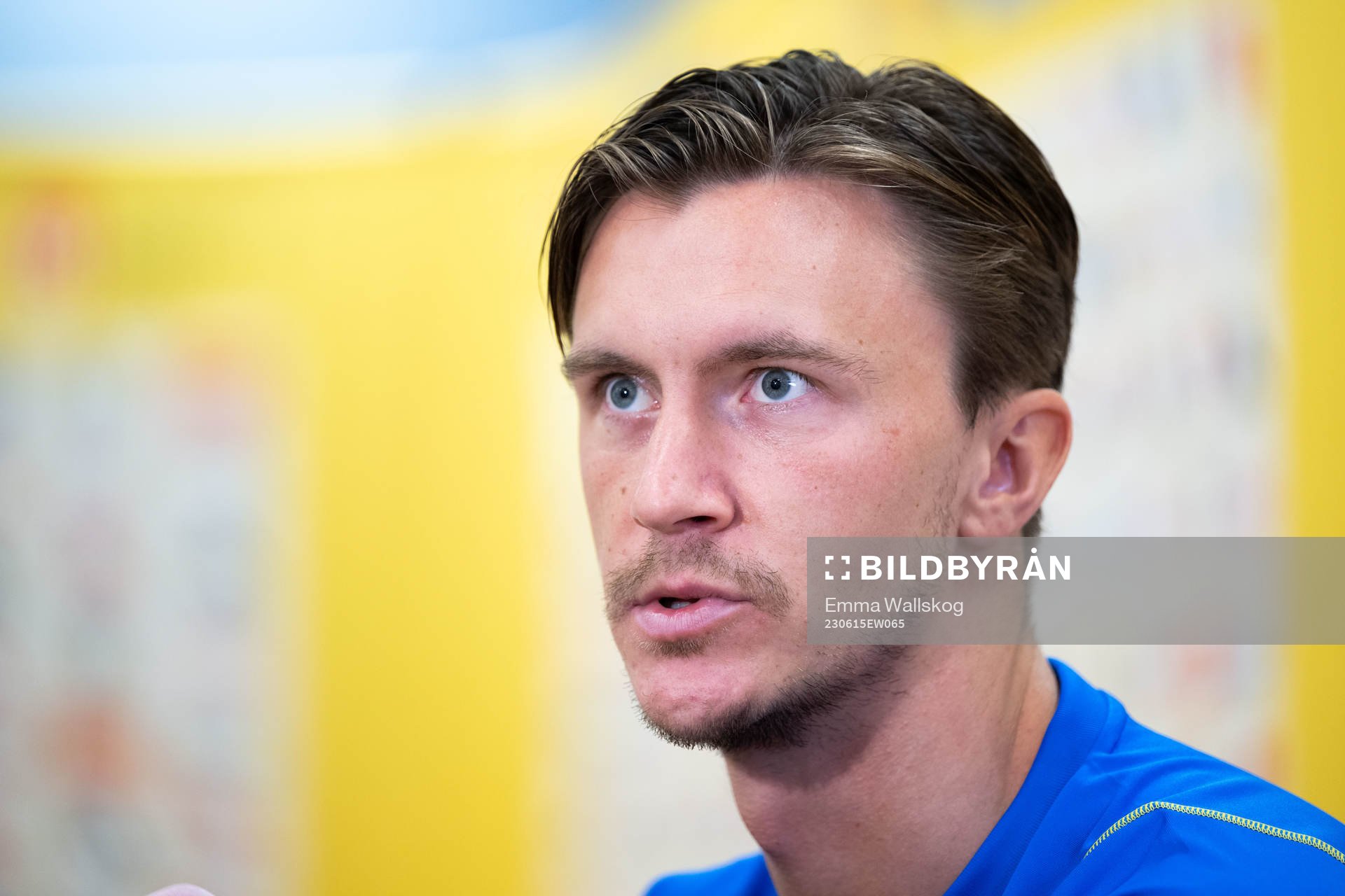 Kristoffer Olsson of the Swedish national football team