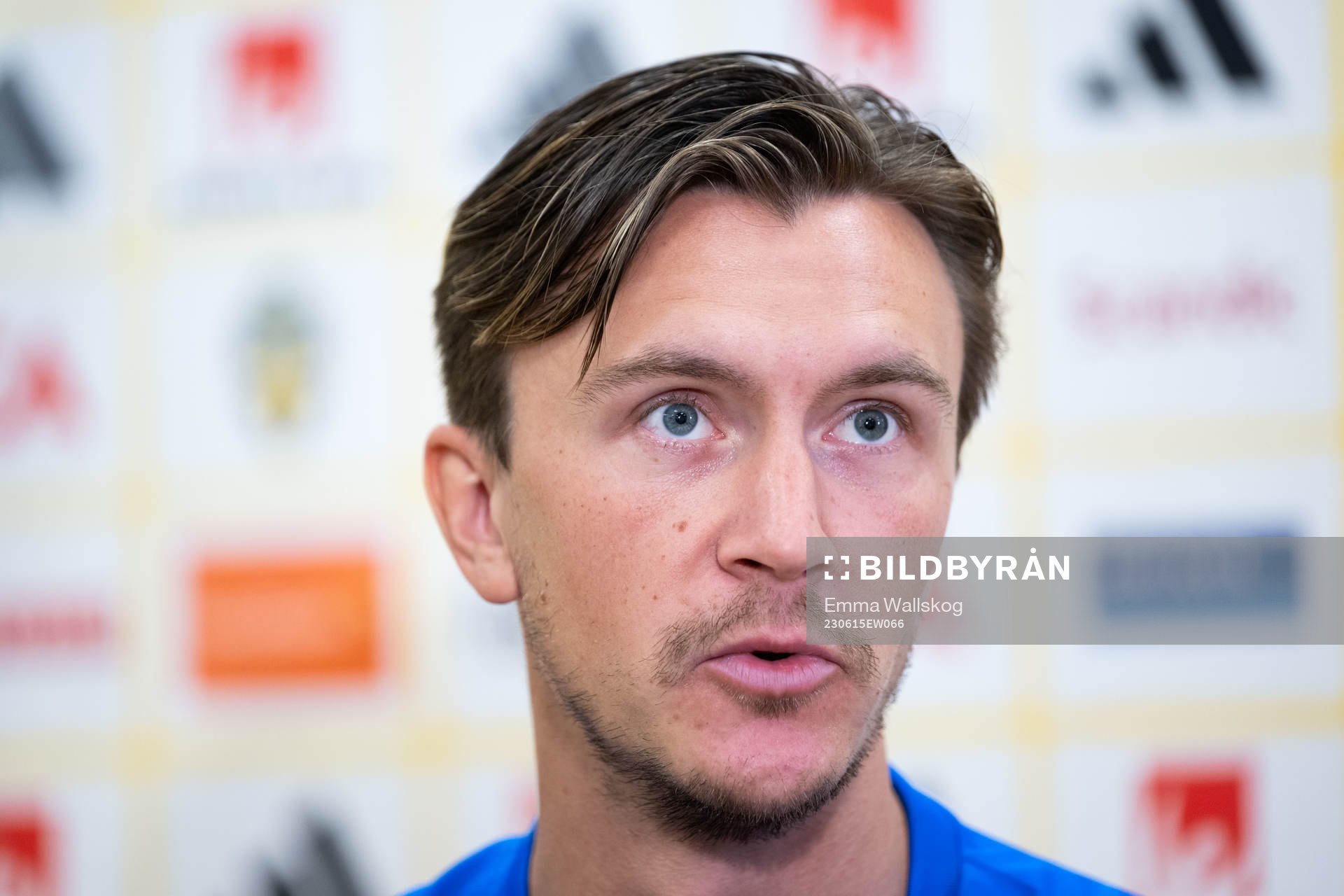 Kristoffer Olsson of the Swedish national football team