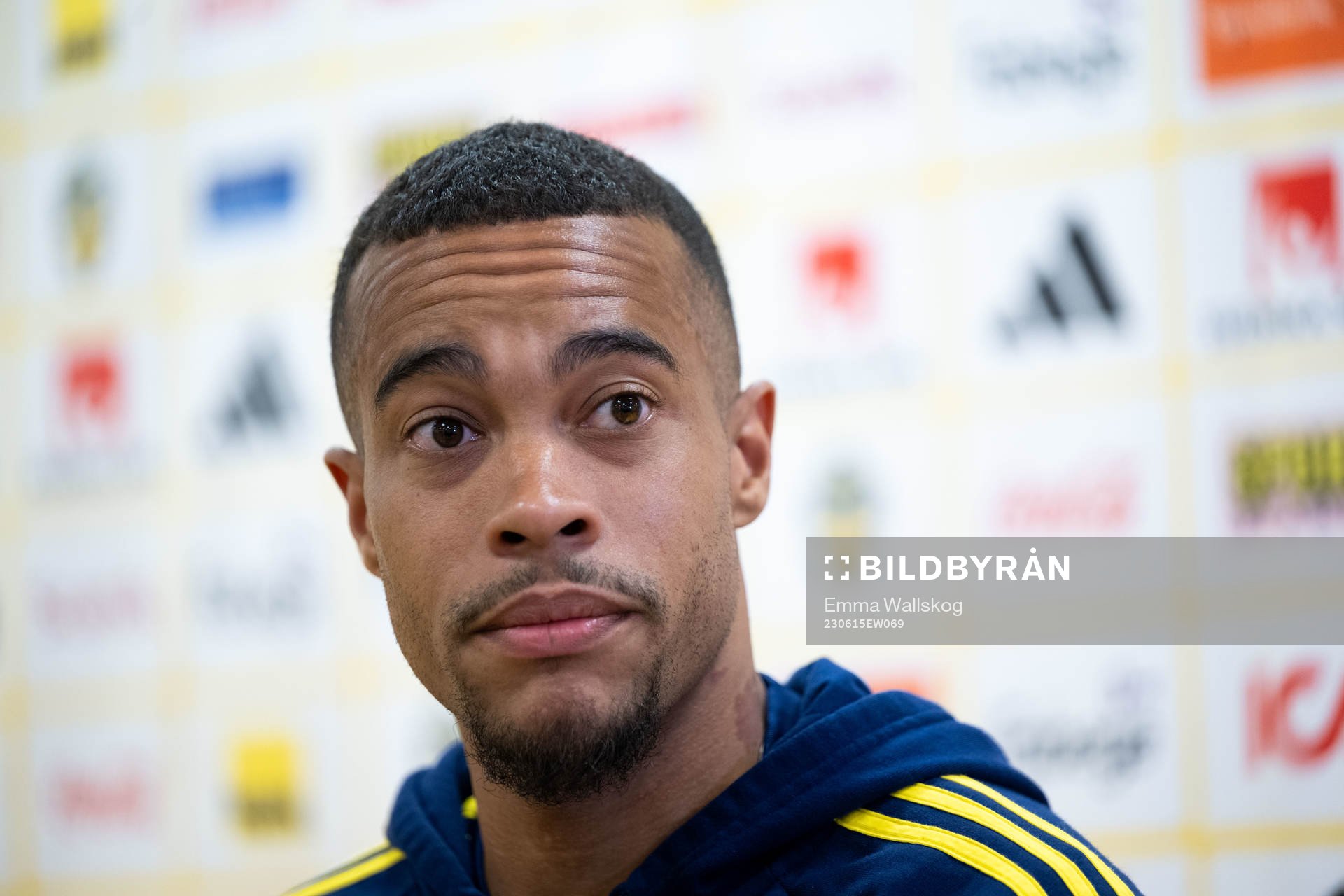 Robin Quaison of the Swedish national football team