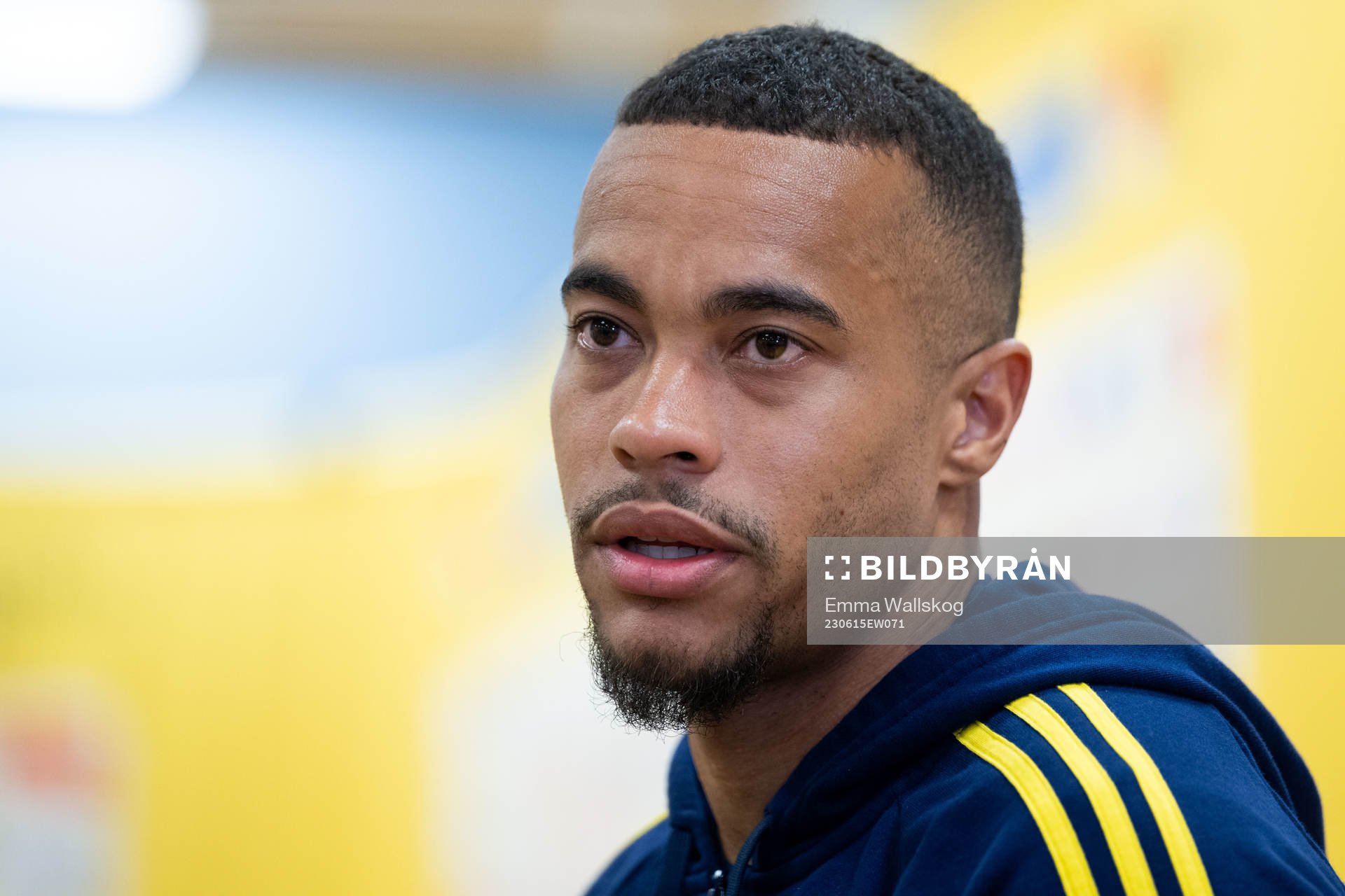 Robin Quaison of the Swedish national football team
