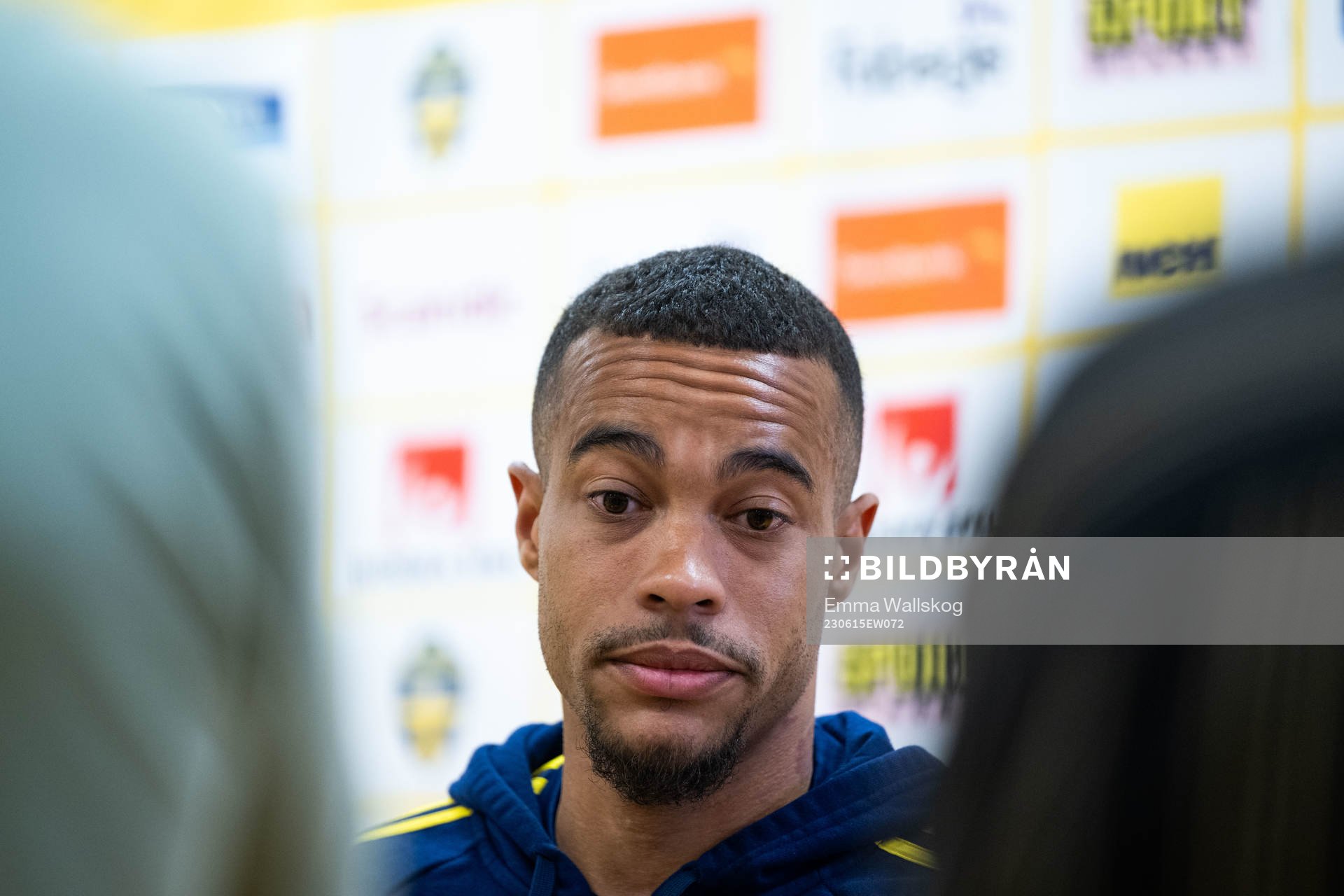 Robin Quaison of the Swedish national football team