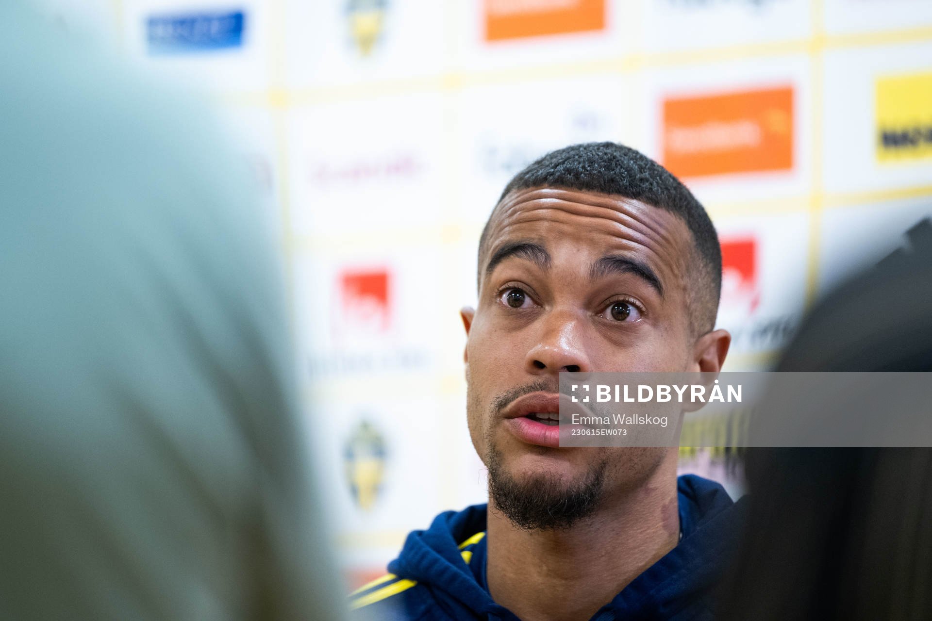 Robin Quaison of the Swedish national football team