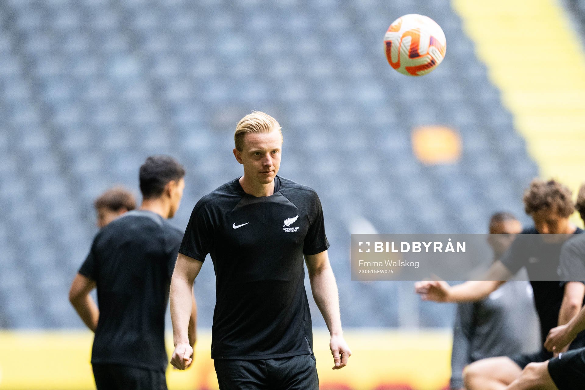 Francis de Vries of New Zealand's national football team